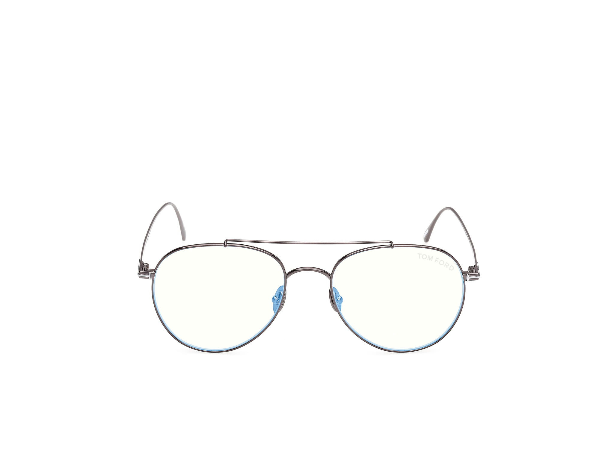 Tomford FT6040-B Frame Grey Male Full Titanium Frame — Grey frame — view 8