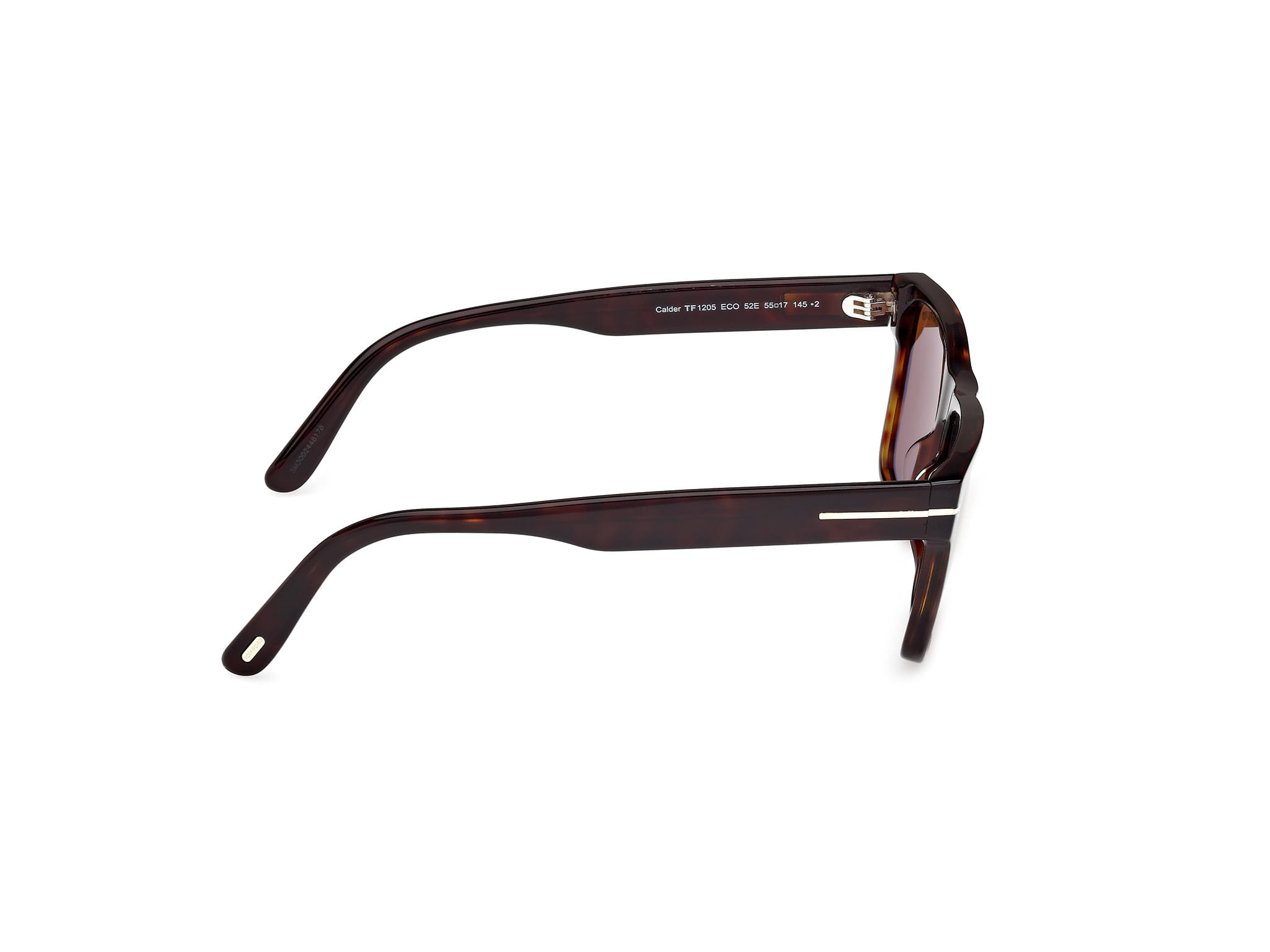Tomford FT1205 Sunglass Havana Male Full Shell Sunglass — Havana frame — view 6
