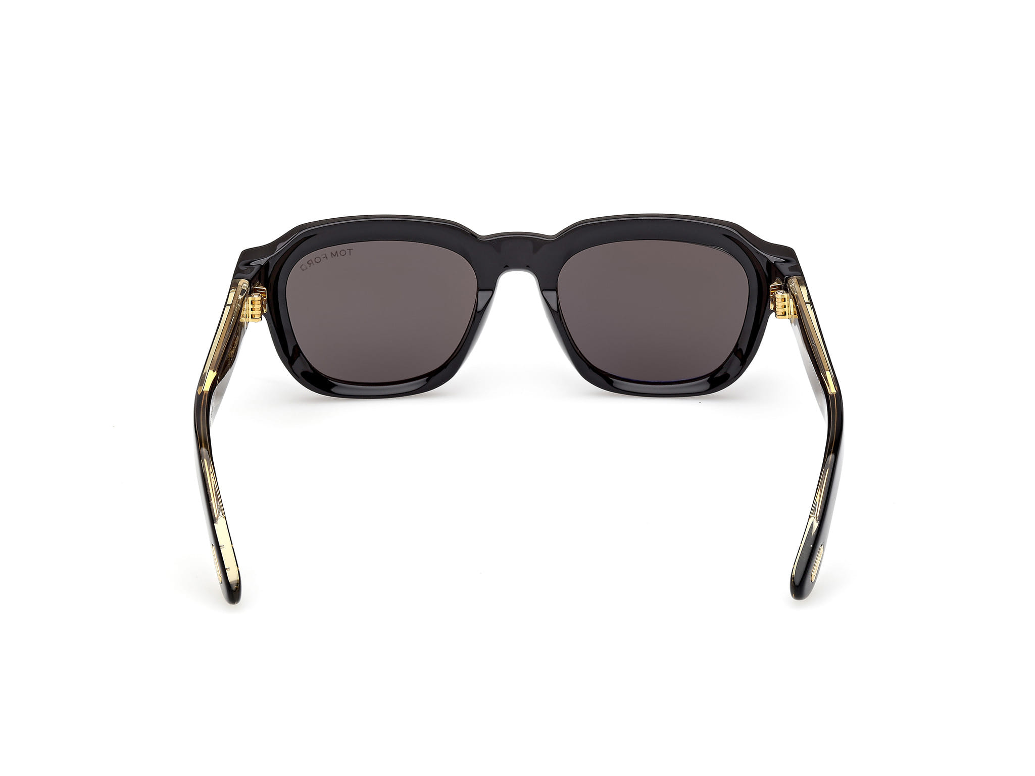 Tomford FT 1226 Sunglass Black Male Full Shell Sunglass — Black frame — view 4