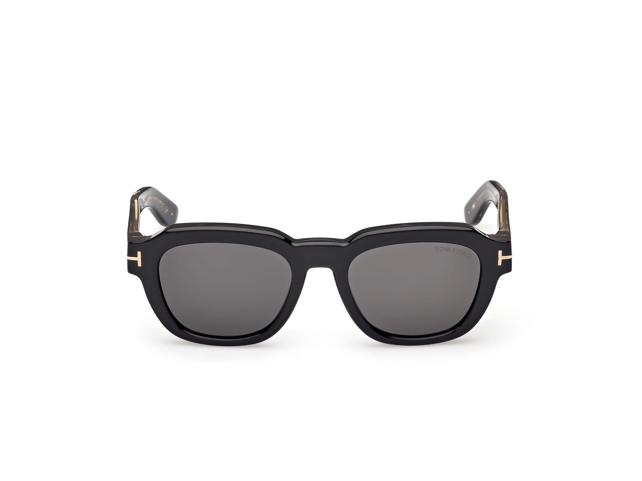 Tomford FT 1226 Sunglass Black Male Full Shell Sunglass — Black frame — view 8