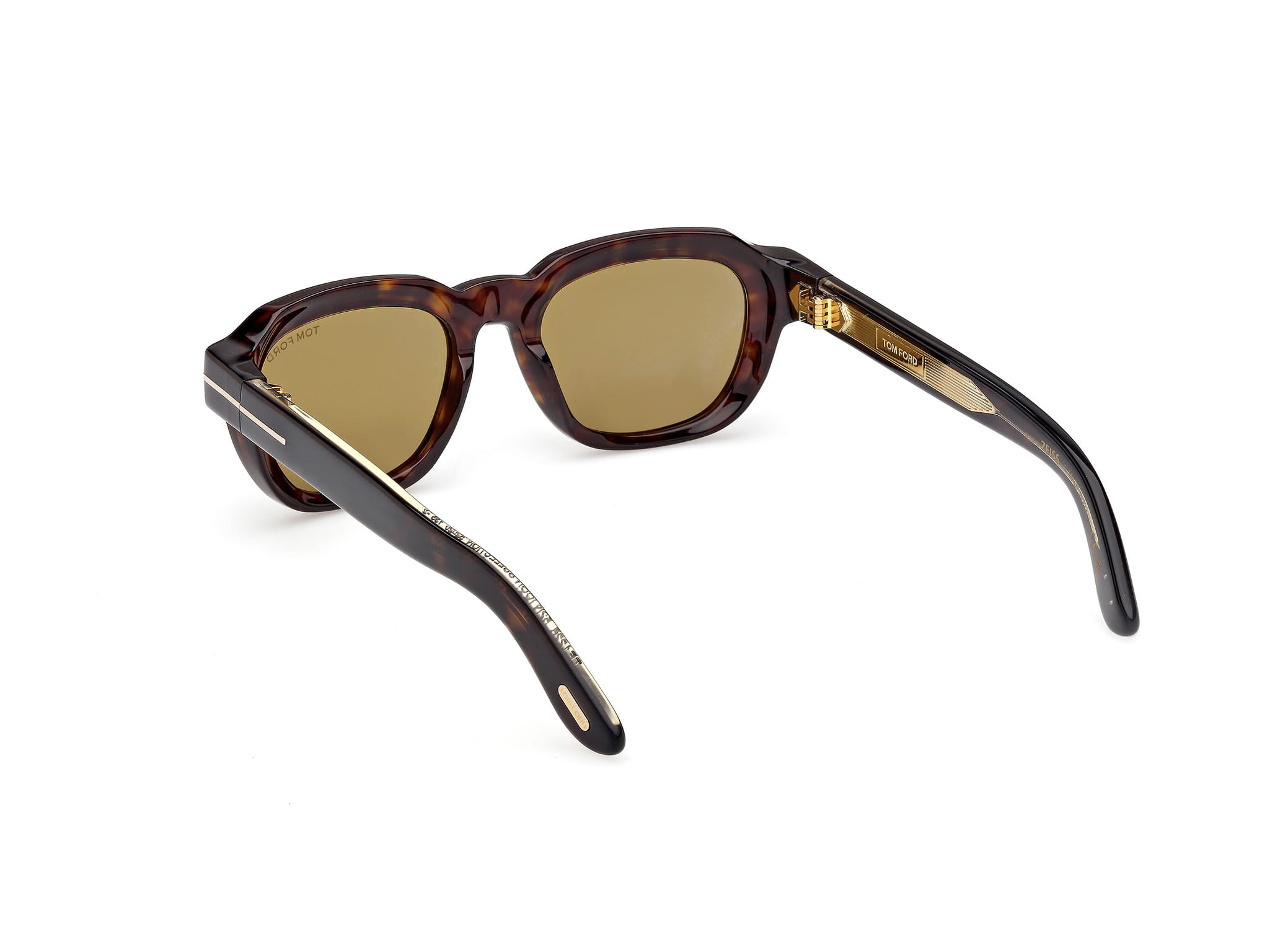 Tomford FT 1226 Sunglass Havana Male Full Shell Sunglass — Havana frame — view 3