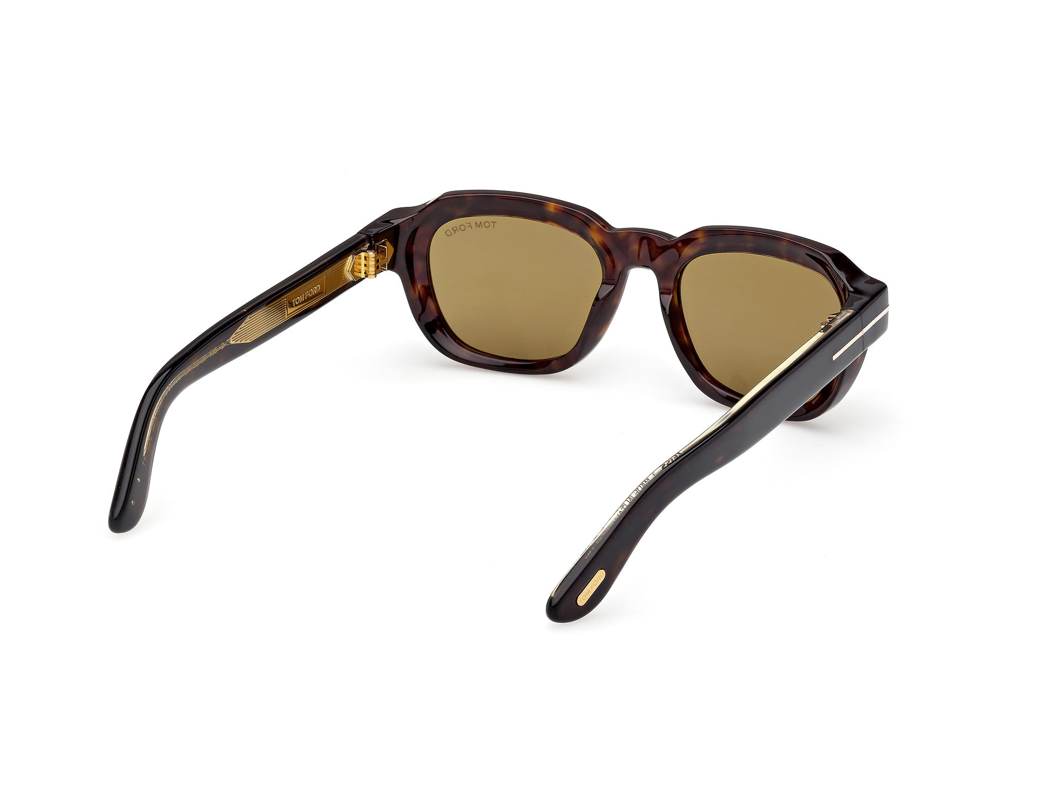 Tomford FT 1226 Sunglass Havana Male Full Shell Sunglass — Havana frame — view 5
