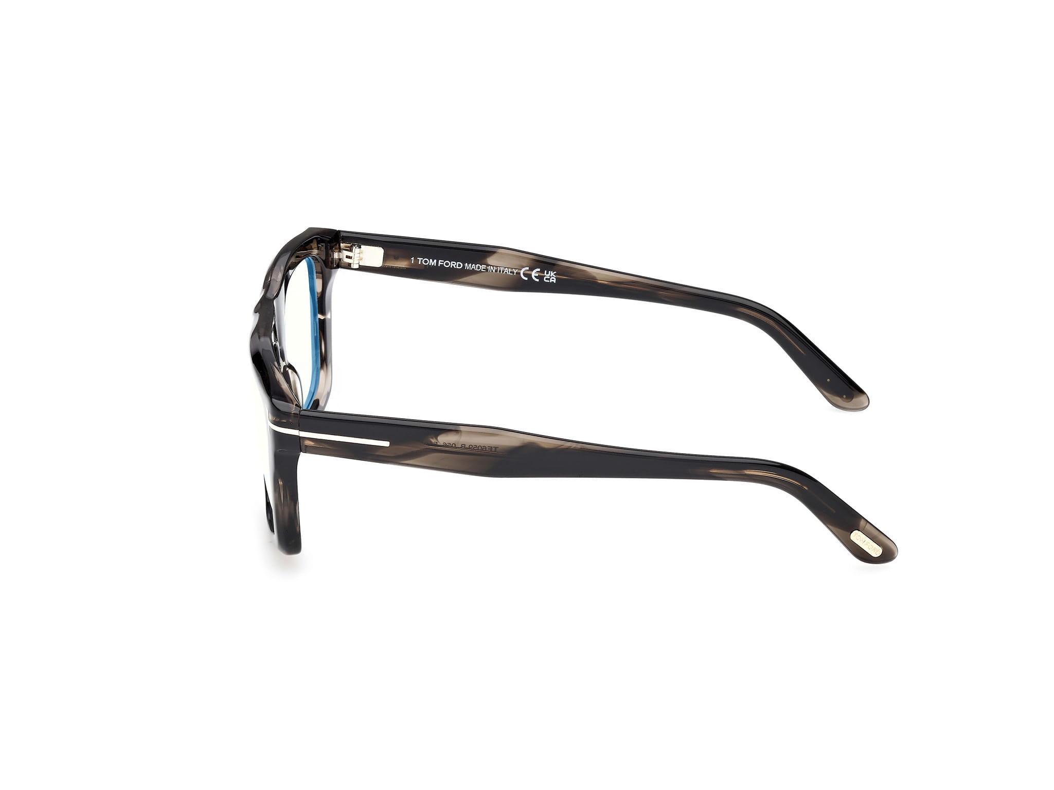 Tomford FT 6059-B Frame Tortoise Male Full Shell Frame — Tortoise frame — view 2