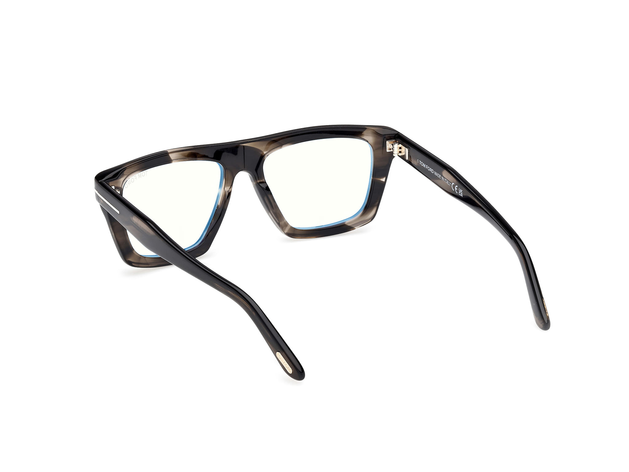 Tomford FT 6059-B Frame Tortoise Male Full Shell Frame — Tortoise frame — view 3