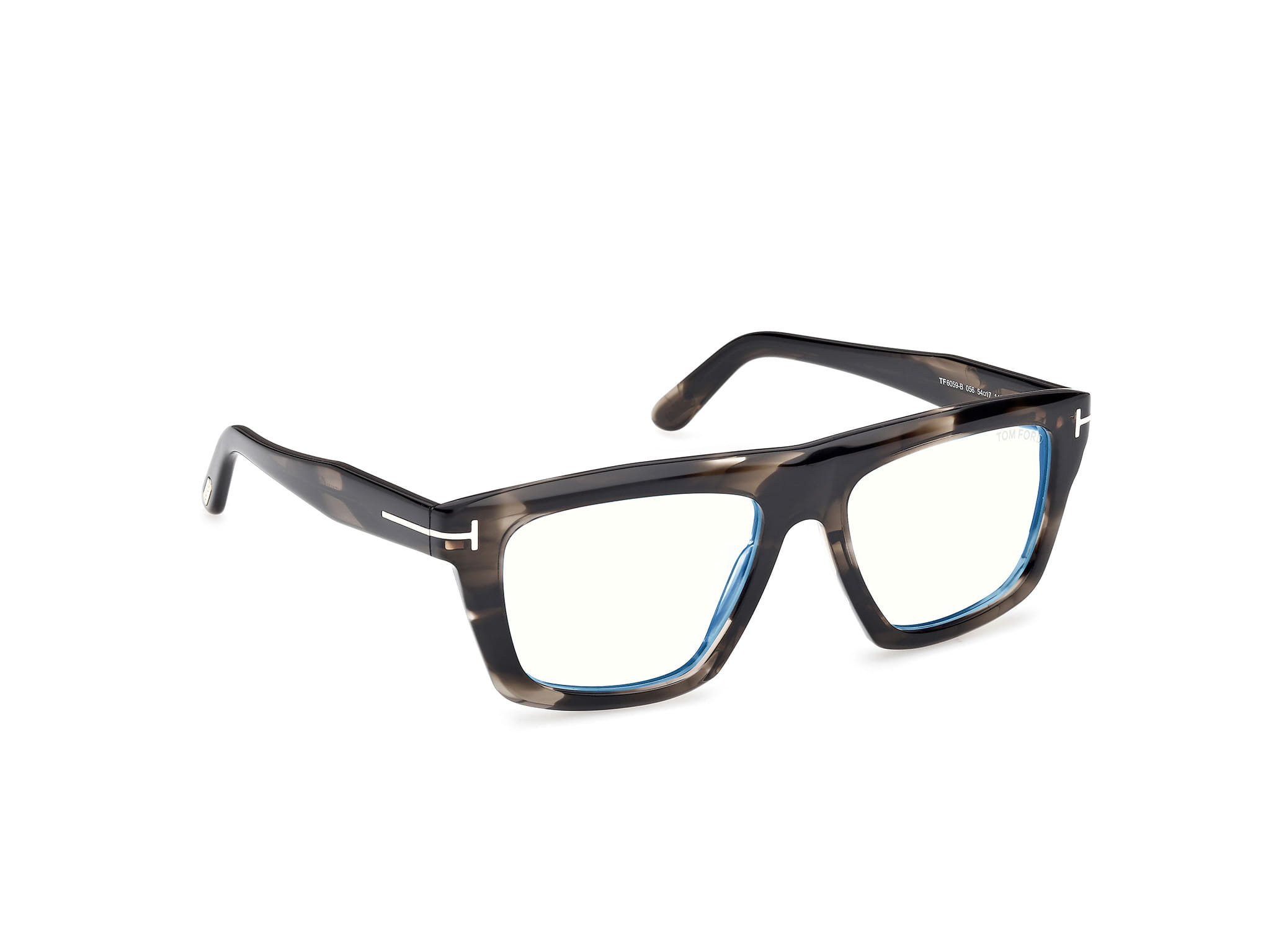 Tomford FT 6059-B Frame Tortoise Male Full Shell Frame — Tortoise frame — view 7