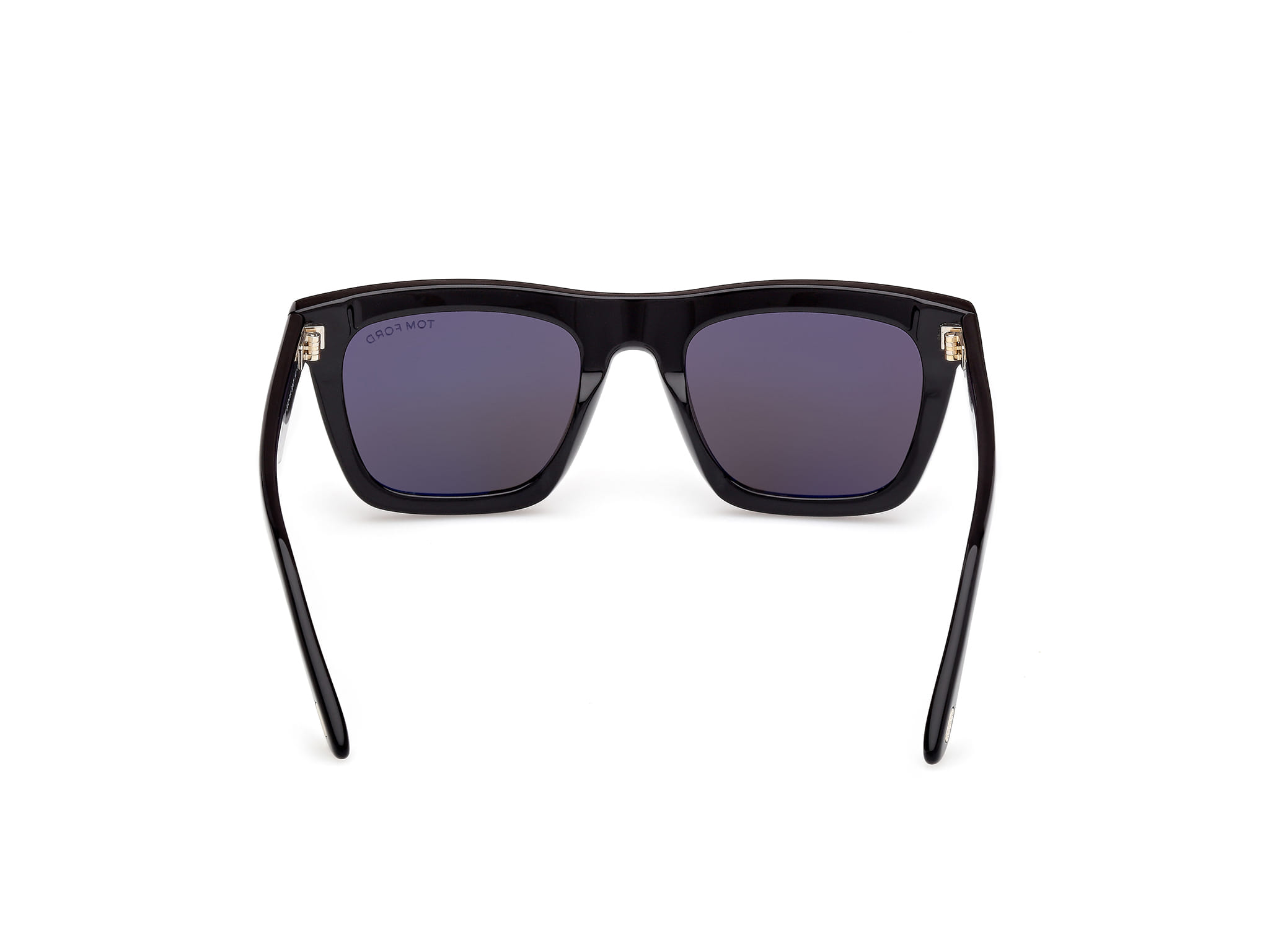 Tomford FT 1207 Sunglass Black Male Full Shell Sunglass — Black frame — view 4