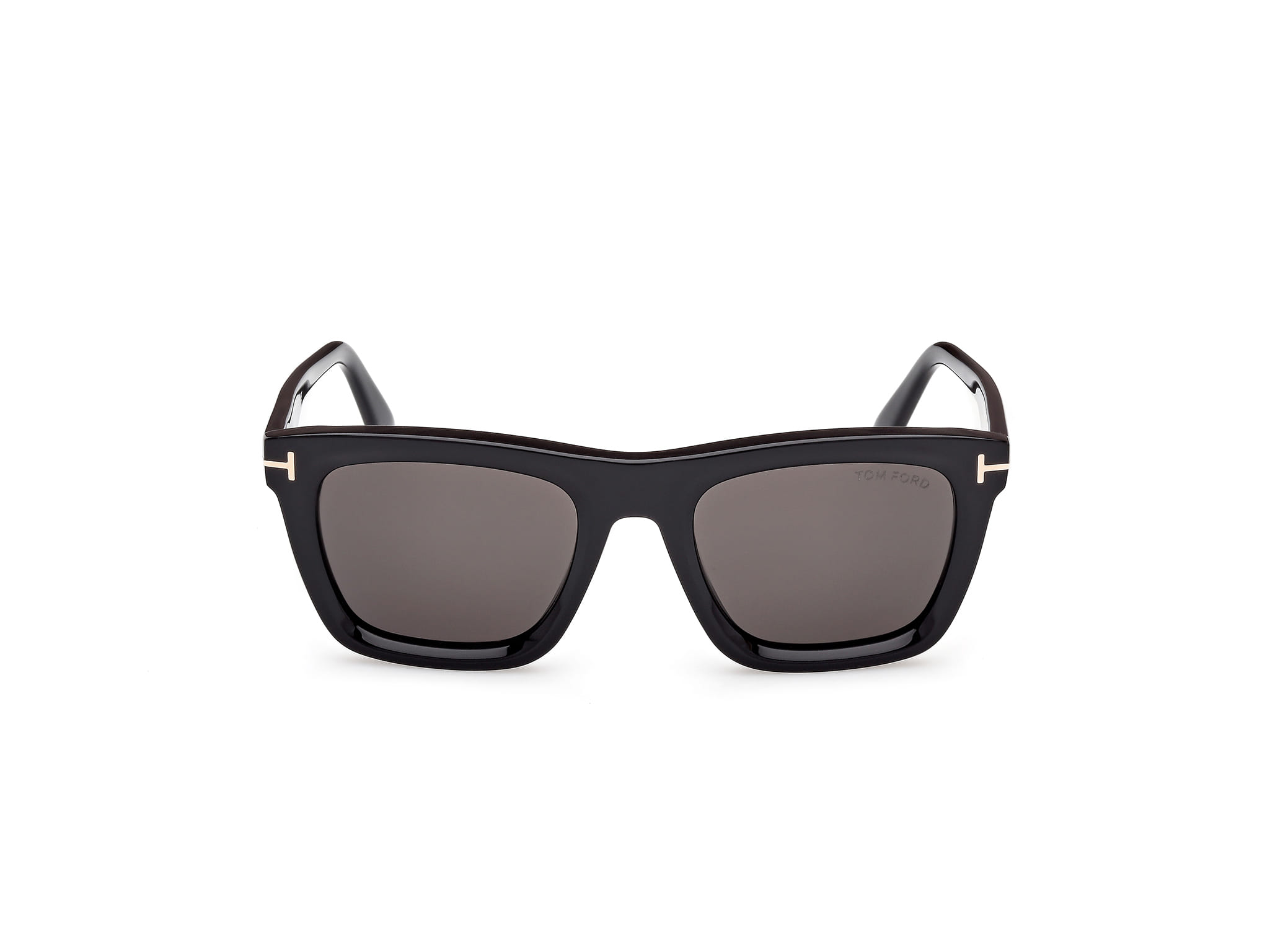 Tomford FT 1207 Sunglass Black Male Full Shell Sunglass — Black frame — view 8