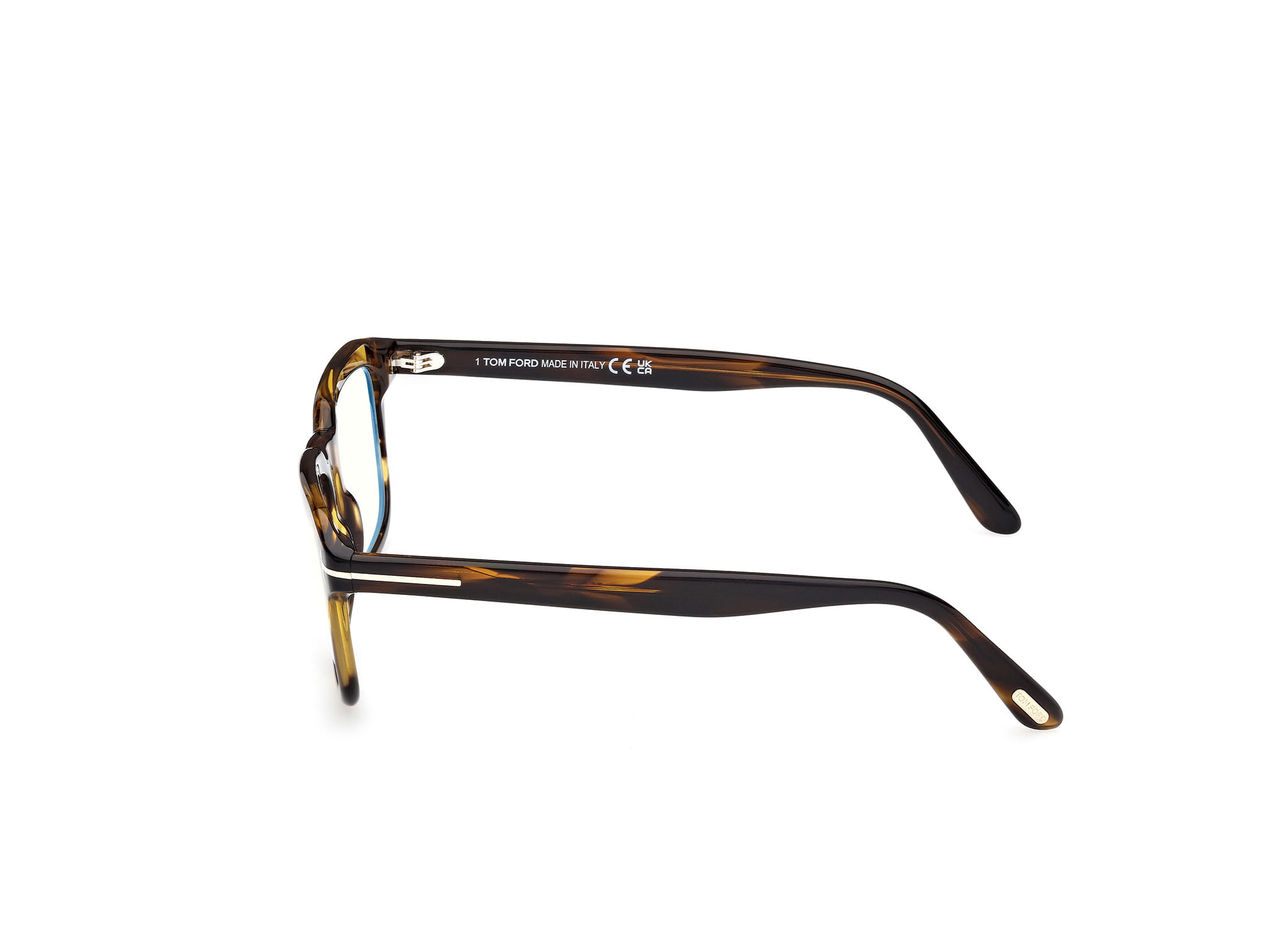 Tomford FT 6032-B Frame Tortoise Male Full Shell Frame — Tortoise frame — view 2