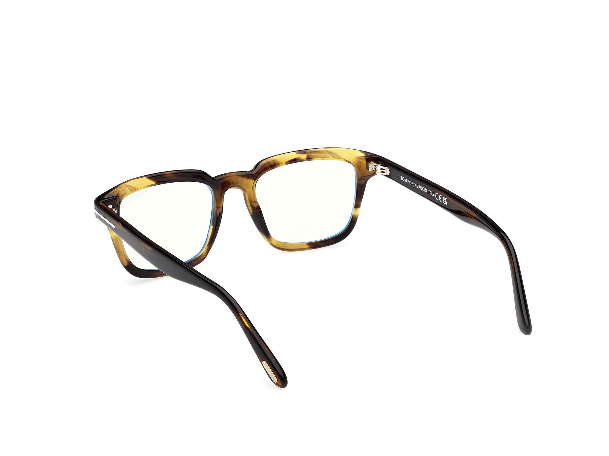 Tomford FT 6032-B Frame Tortoise Male Full Shell Frame — Tortoise frame — view 3