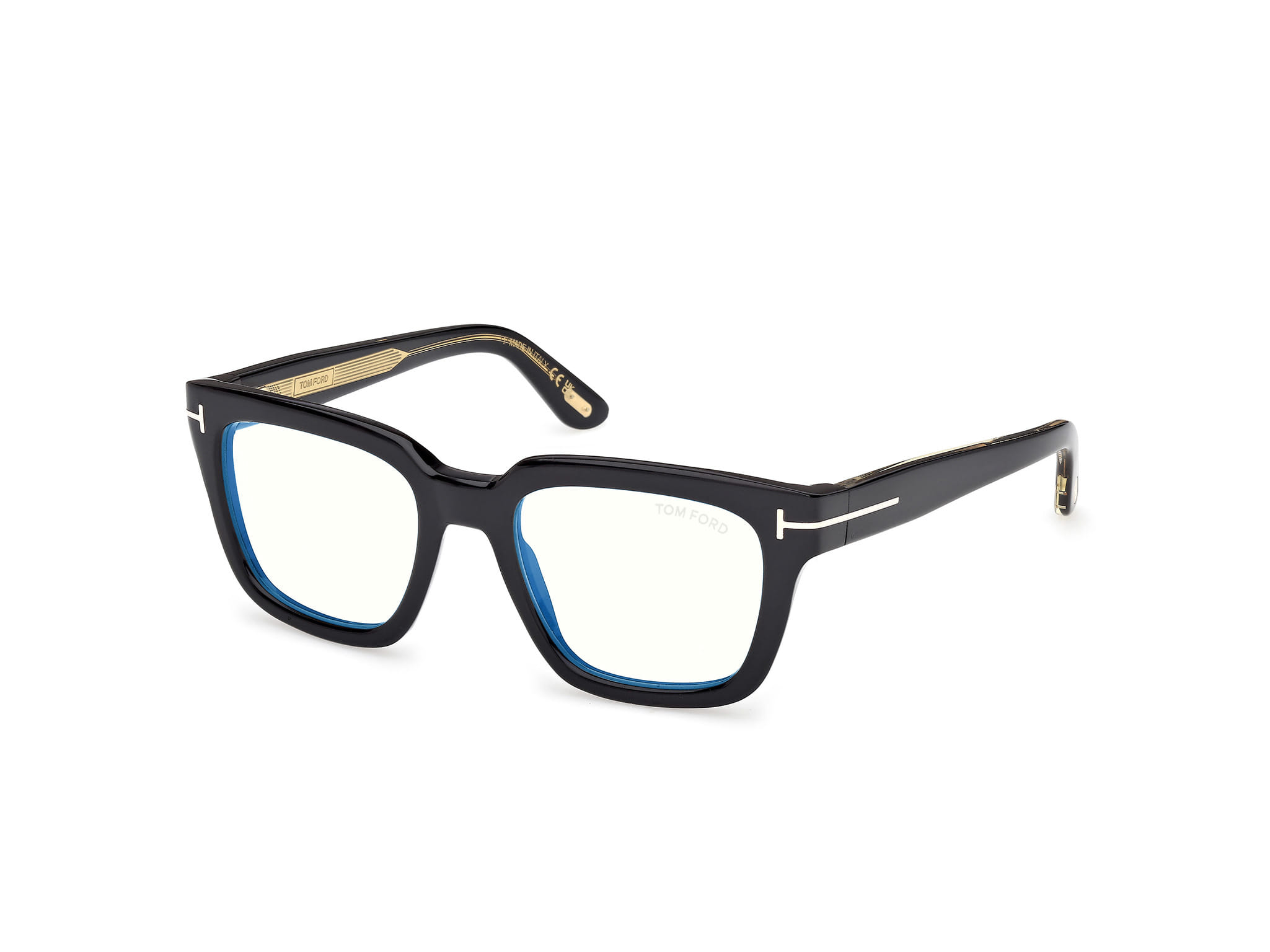 Tomford FT 6027-B Frame Black Male Full Shell — Black frame