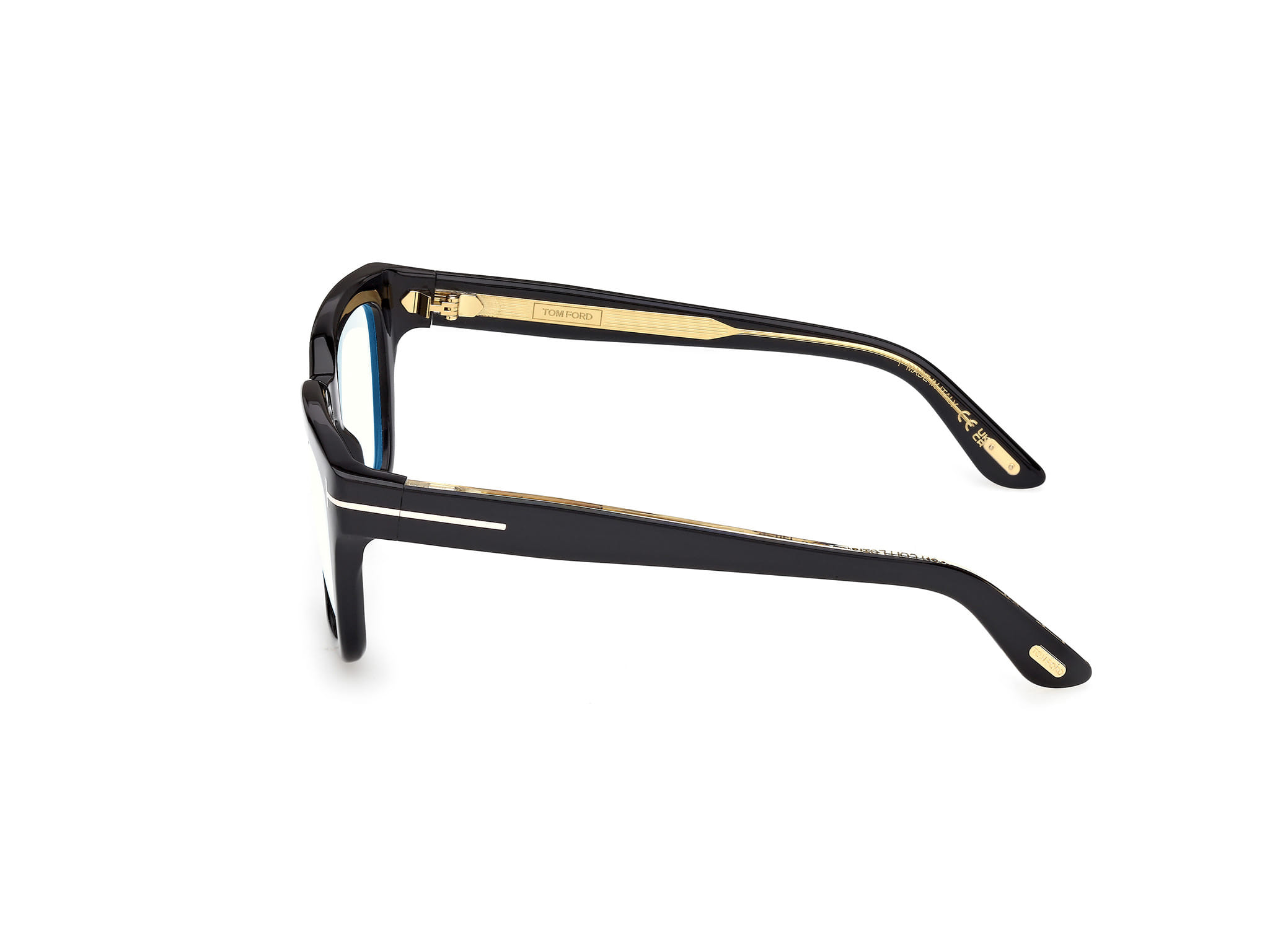 Tomford FT 6027-B Frame Black Male Full Shell Frame — Black frame — view 2
