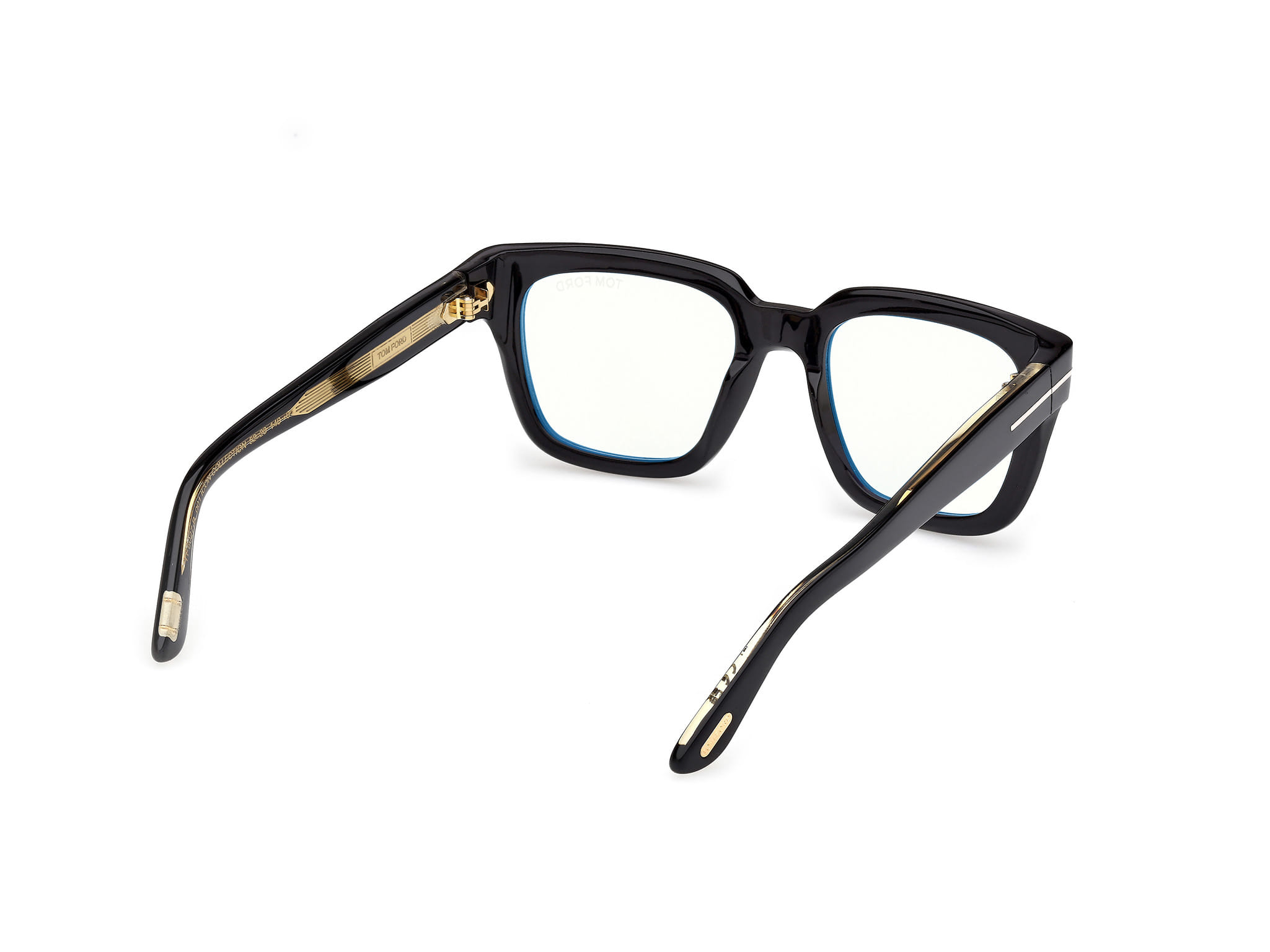 Tomford FT 6027-B Frame Black Male Full Shell Frame — Black frame — view 5