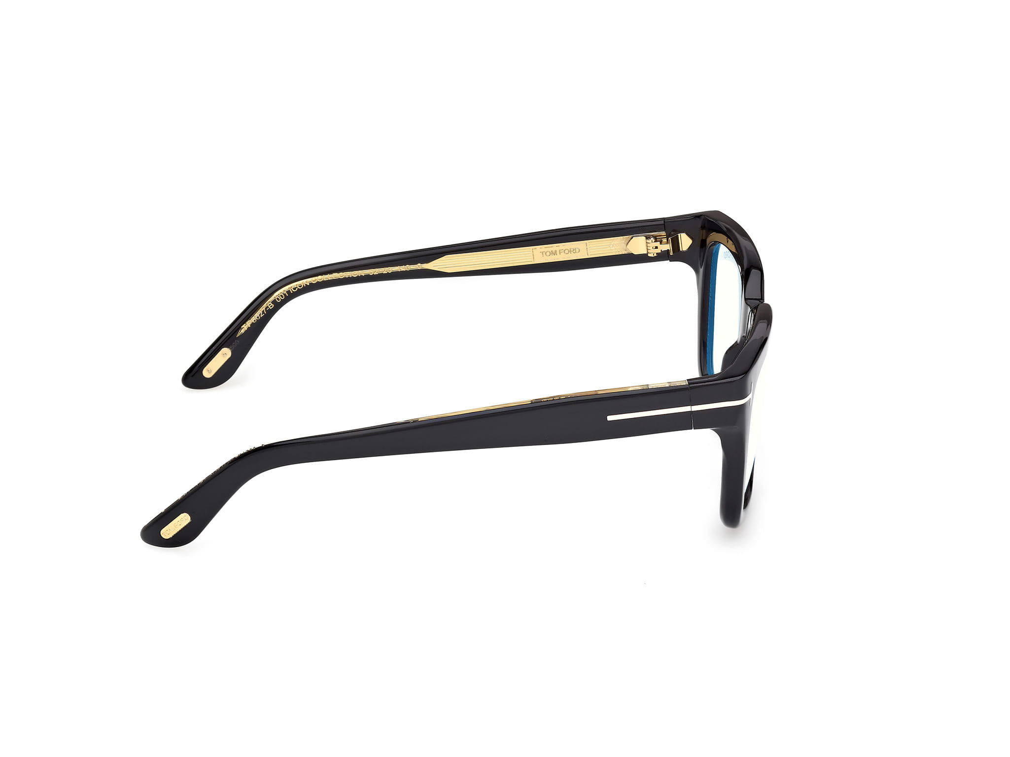 Tomford FT 6027-B Frame Black Male Full Shell Frame — Black frame — view 6