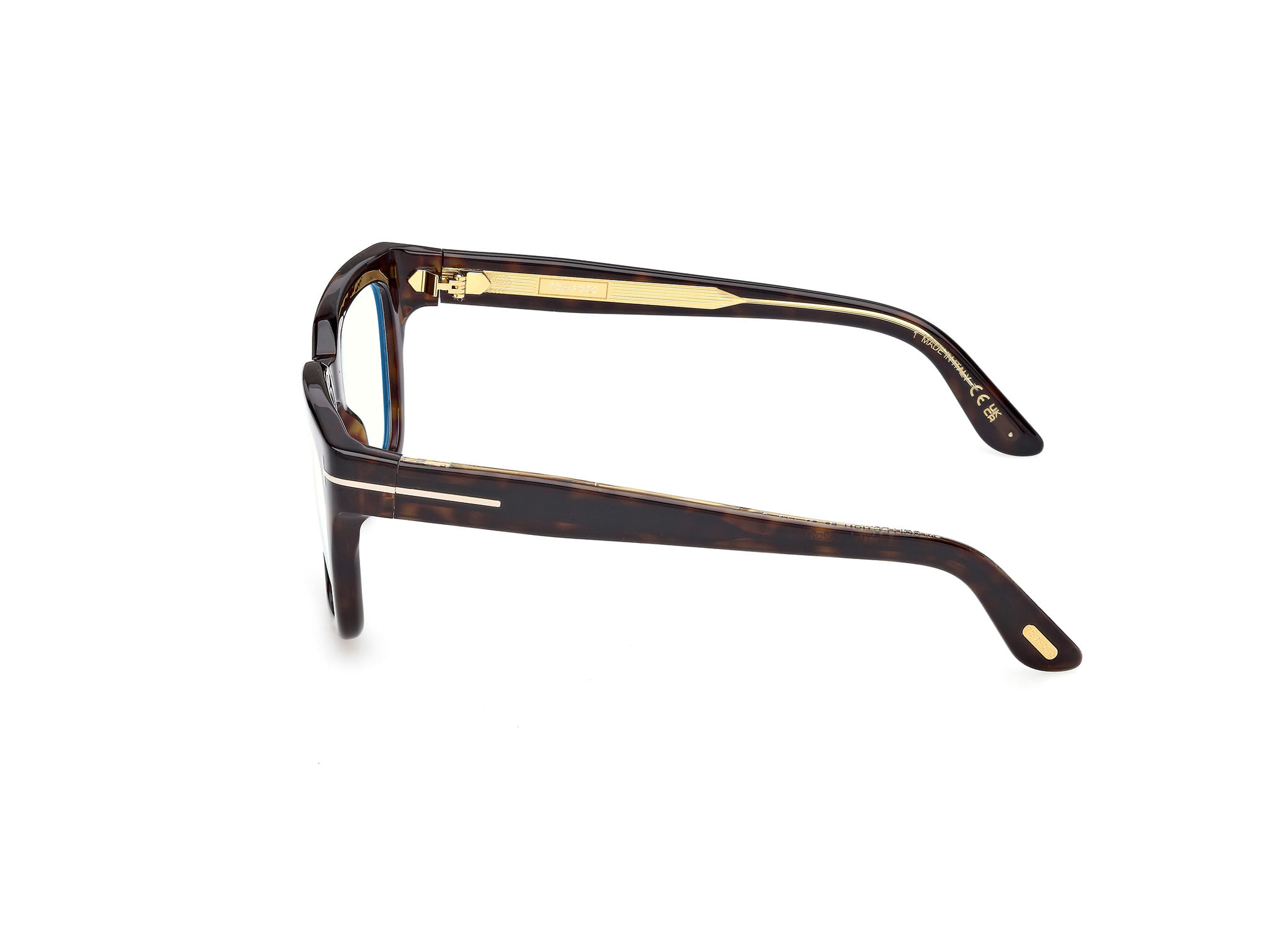 Tomford FT 6027-B Frame Havana Male Full Shell Frame — view 3