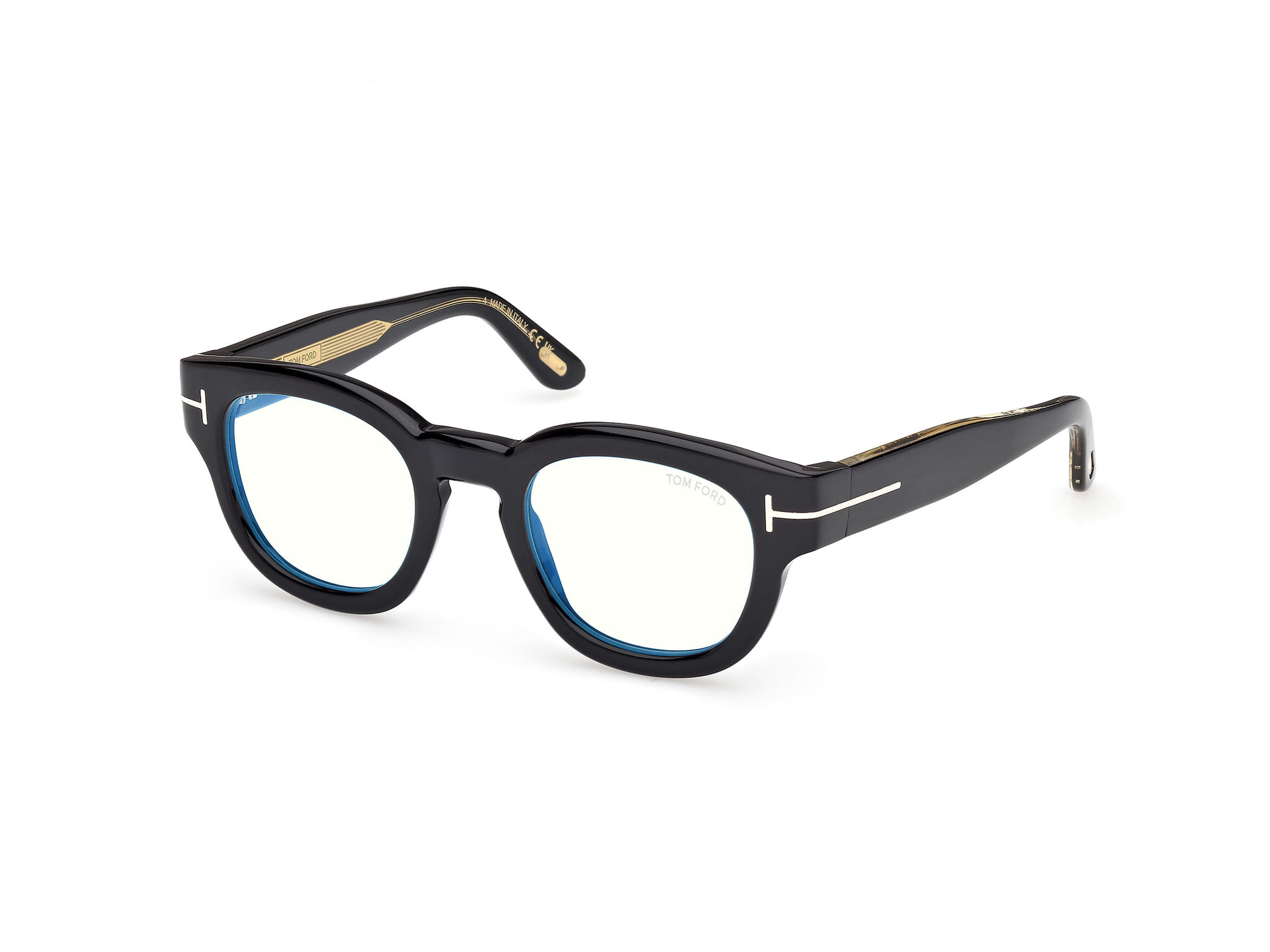 Tomford FT 6028-B Frame Black Male Full Shell — Black frame