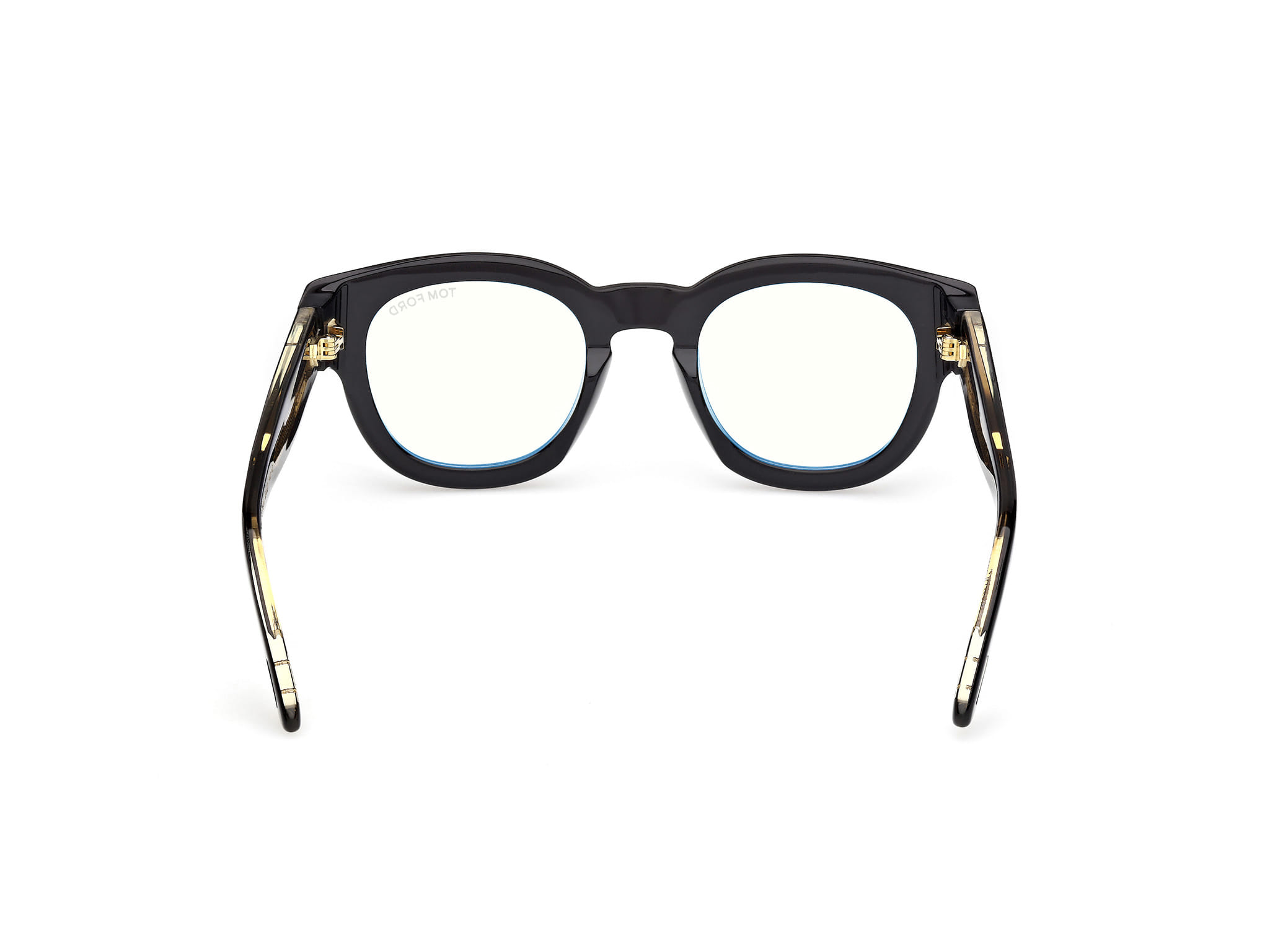 Tomford FT 6028-B Frame Black Male Full Shell Frame — Black frame — view 4