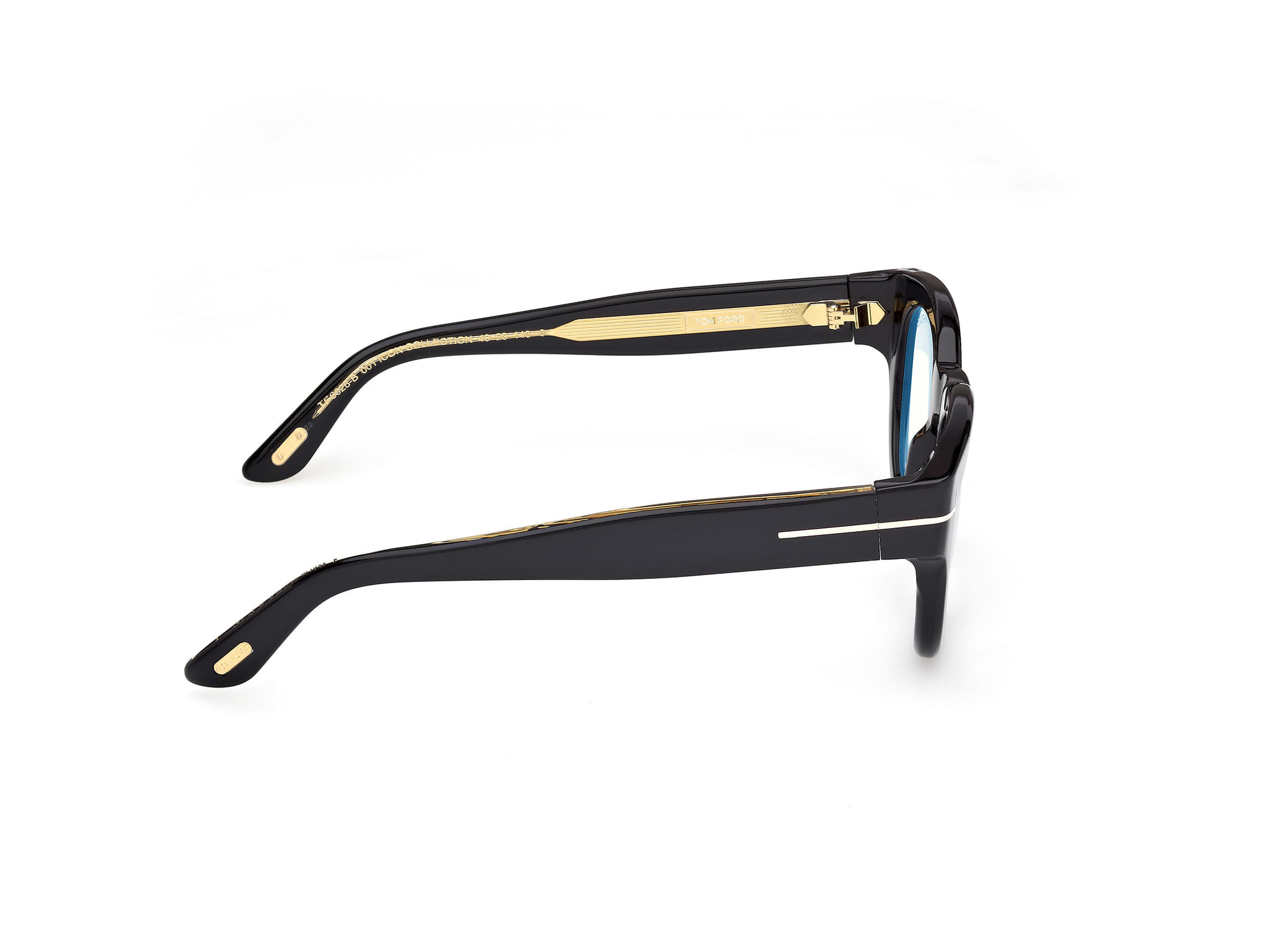 Tomford FT 6028-B Frame Black Male Full Shell Frame — Black frame — view 6