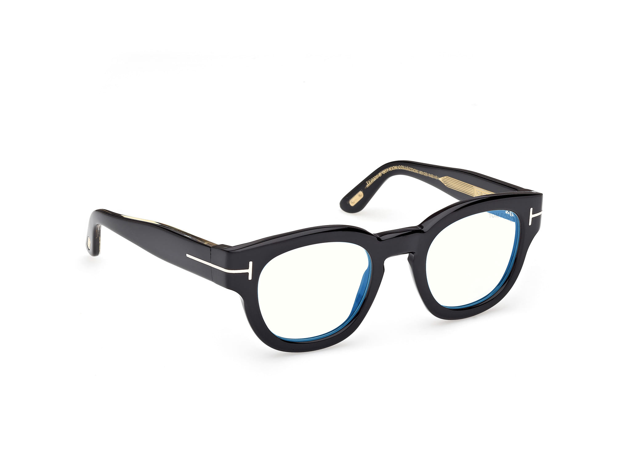 Tomford FT 6028-B Frame Black Male Full Shell Frame — Black frame — view 7