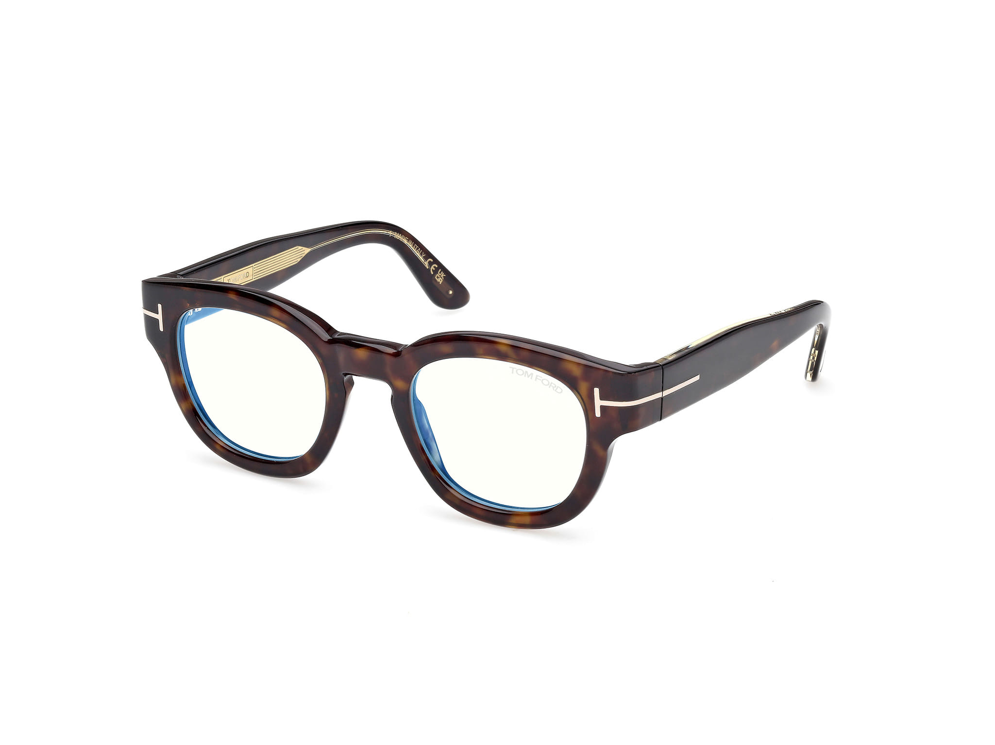 Tomford FT 6028-B Frame Havana Male Full Shell — Havana frame