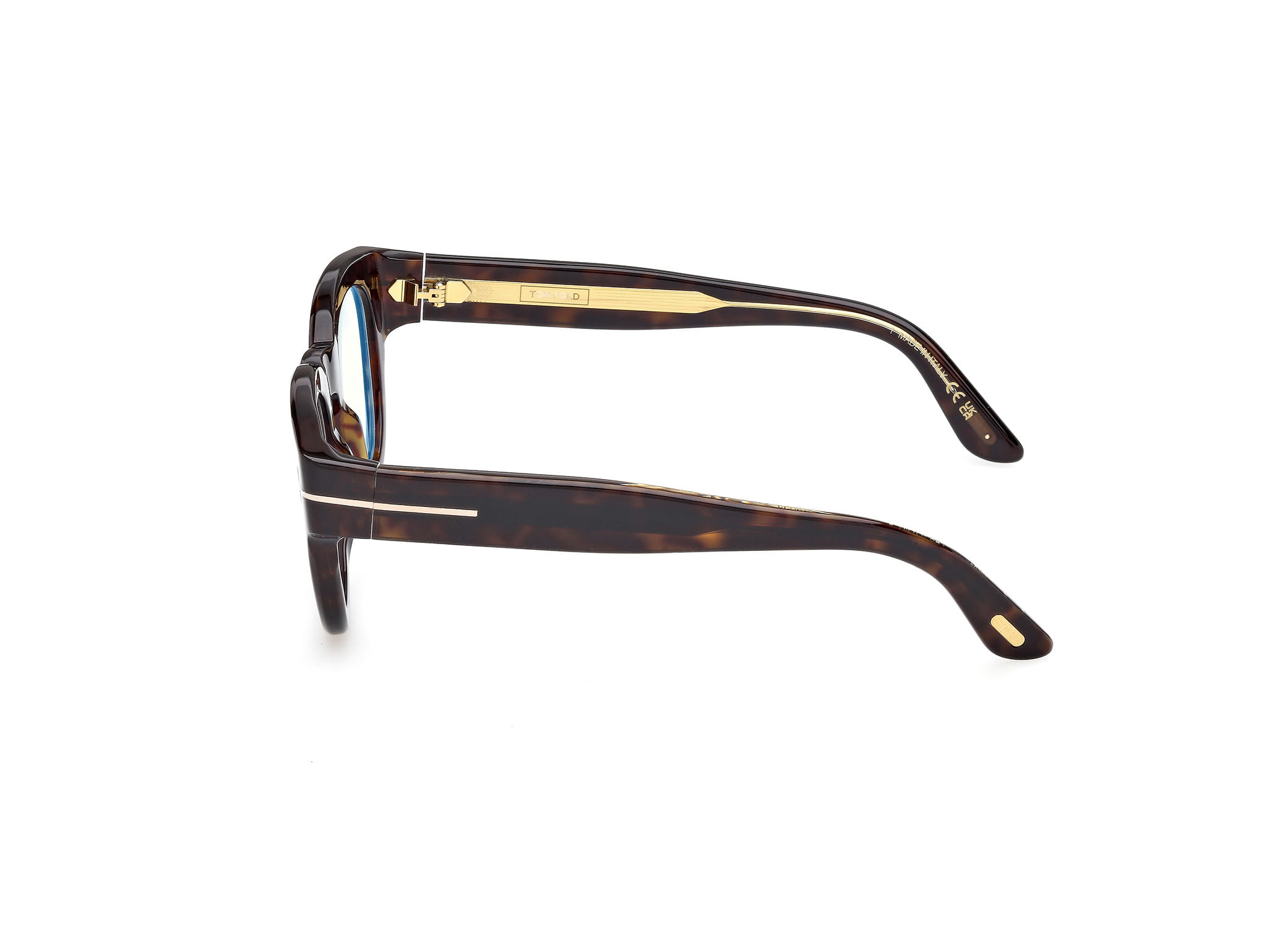 Tomford FT 6028-B Frame Havana Male Full Shell Frame — Havana frame — view 2