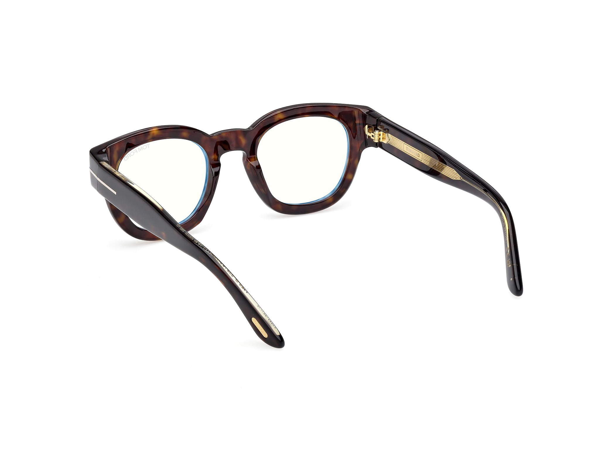 Tomford FT 6028-B Frame Havana Male Full Shell Frame — Havana frame — view 3