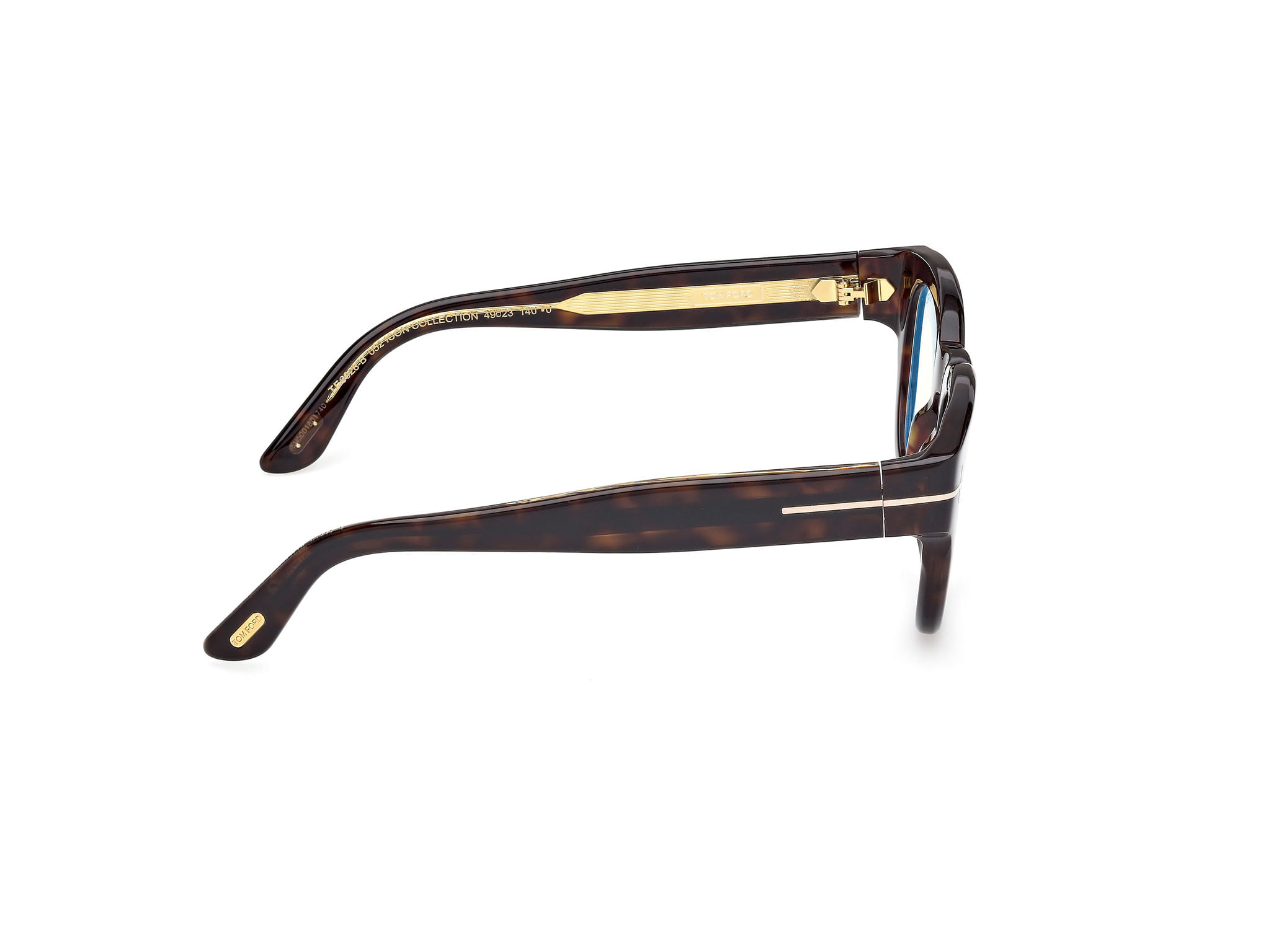 Tomford FT 6028-B Frame Havana Male Full Shell Frame — Havana frame — view 6