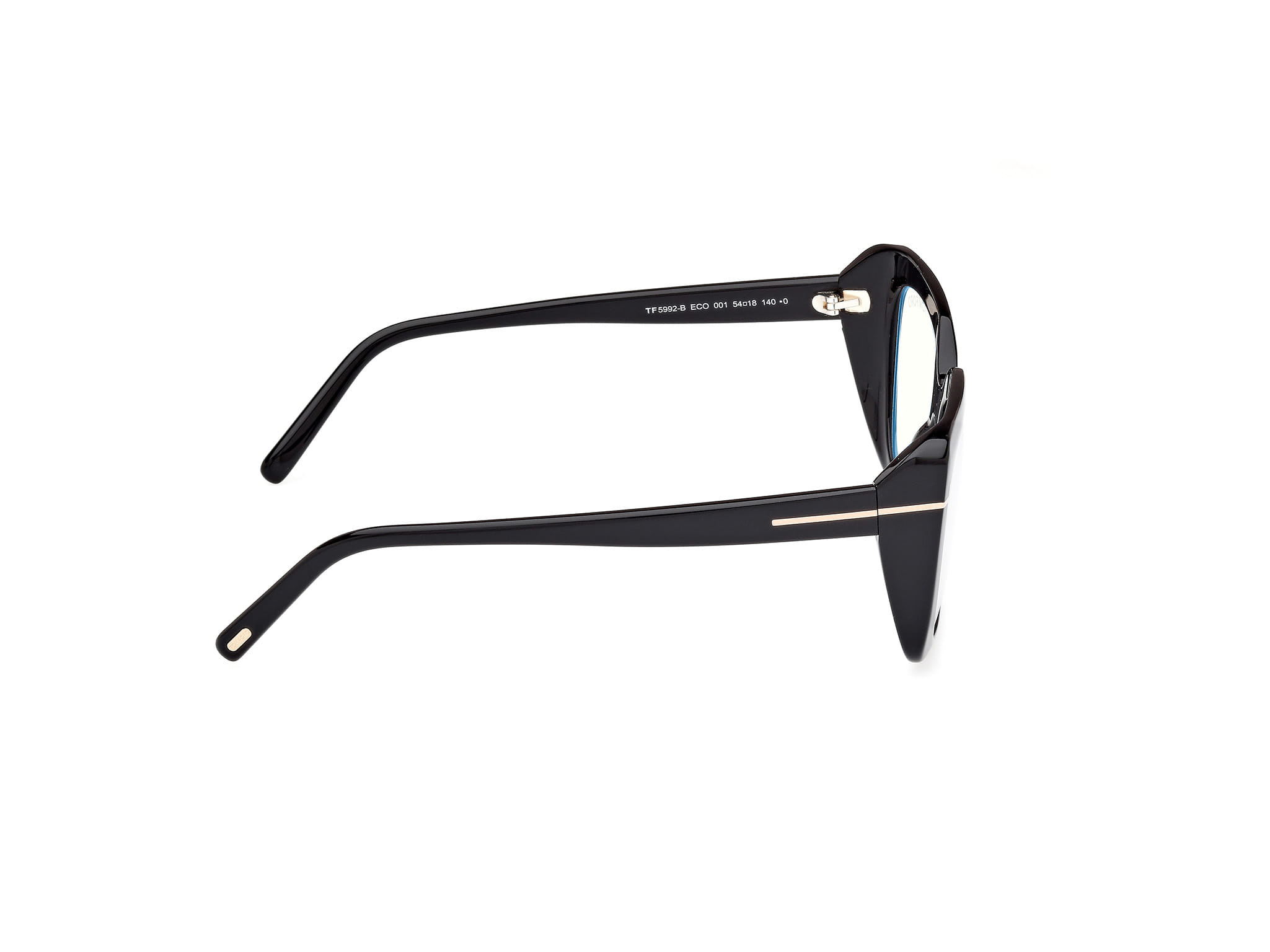 Tomford FT5992-B Frame Black Female Full Shell Frame — Black frame — view 6