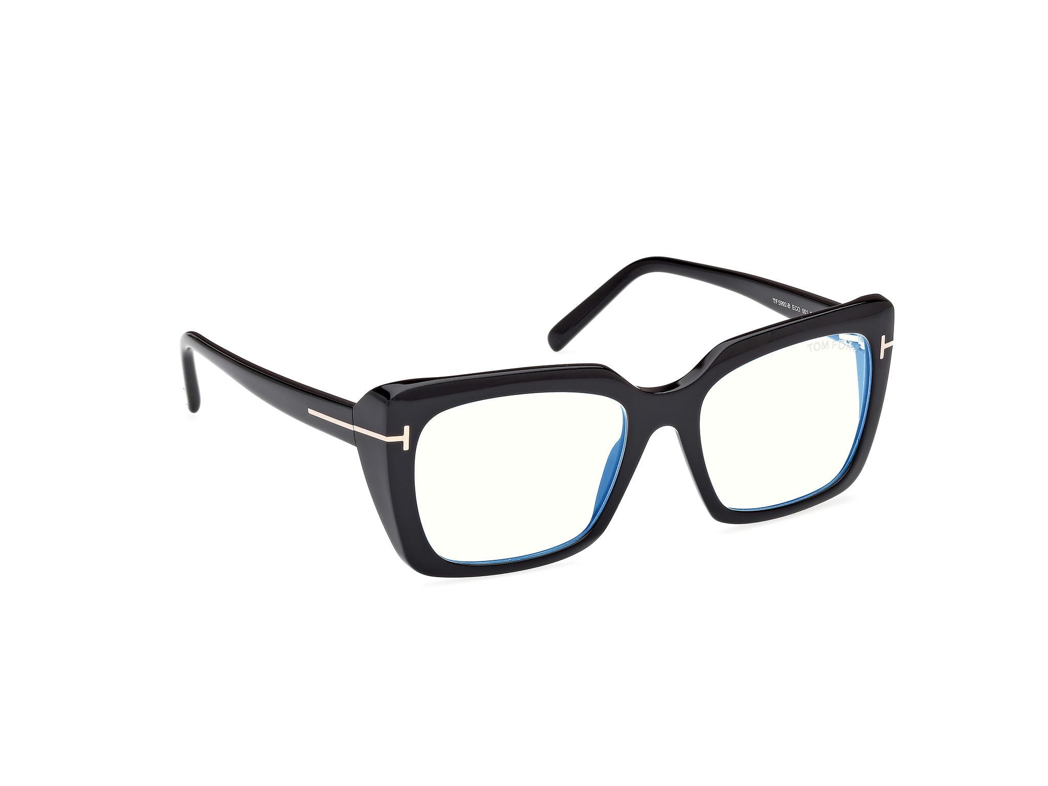 Tomford FT5992-B Frame Black Female Full Shell Frame — Black frame — view 7