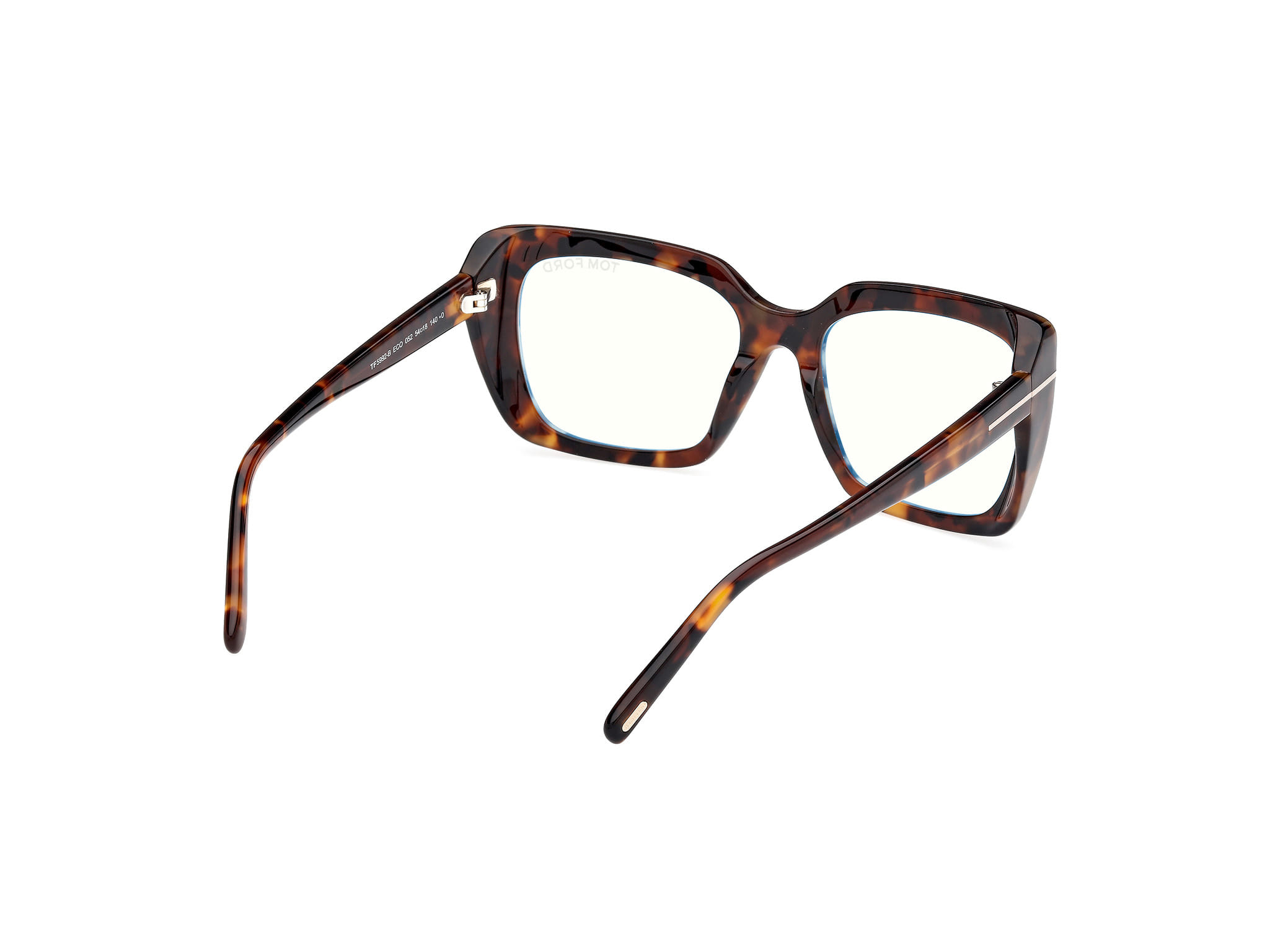 Tomford FT5992-B Frame Havana Female Full Shell Frame — Havana frame — view 5