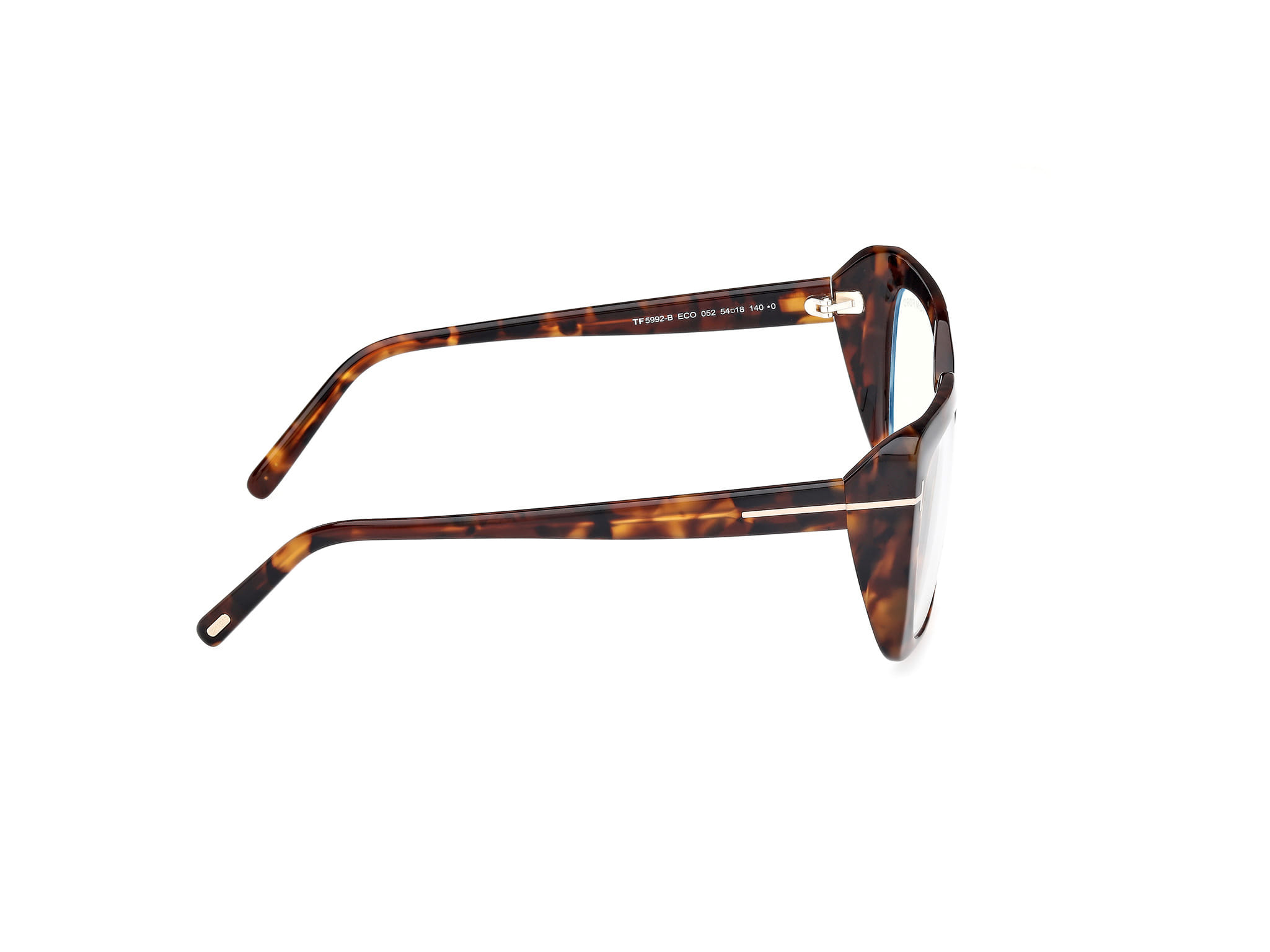 Tomford FT5992-B Frame Havana Female Full Shell Frame — Havana frame — view 6