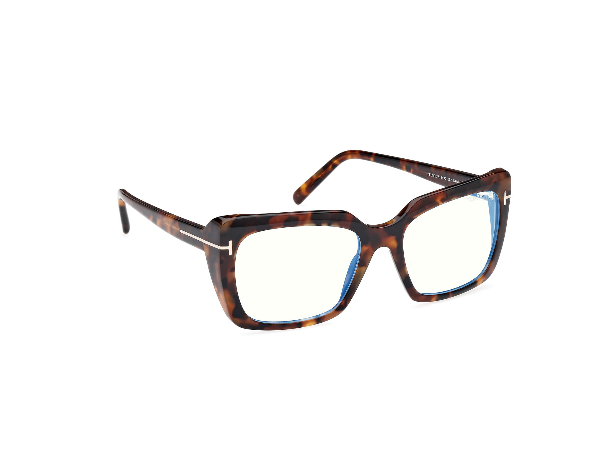Tomford FT5992-B Frame Havana Female Full Shell Frame — Havana frame — view 7