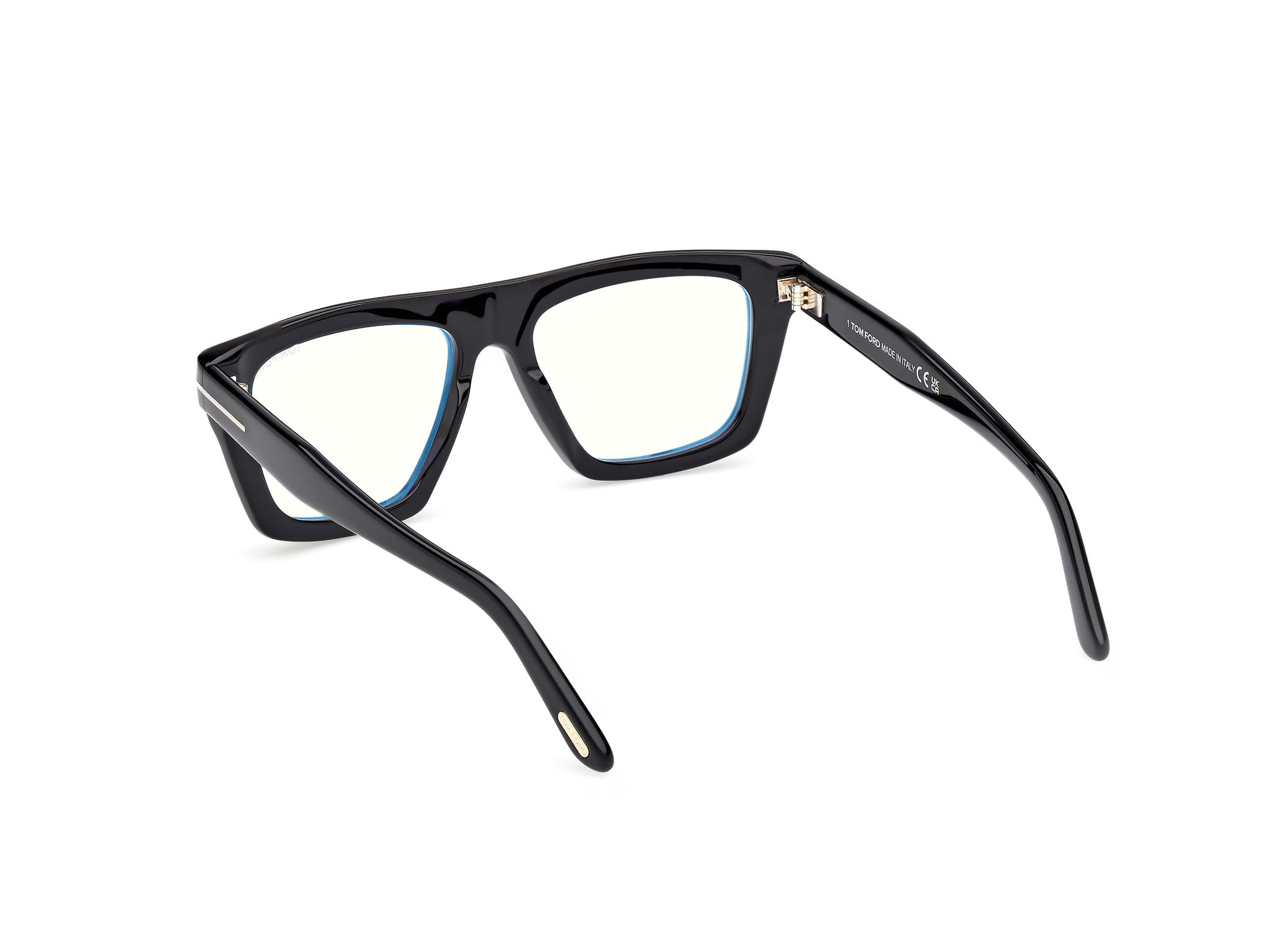 Tomford FT6059-B Frame Black Male Full Shell Frame — Black frame — view 3