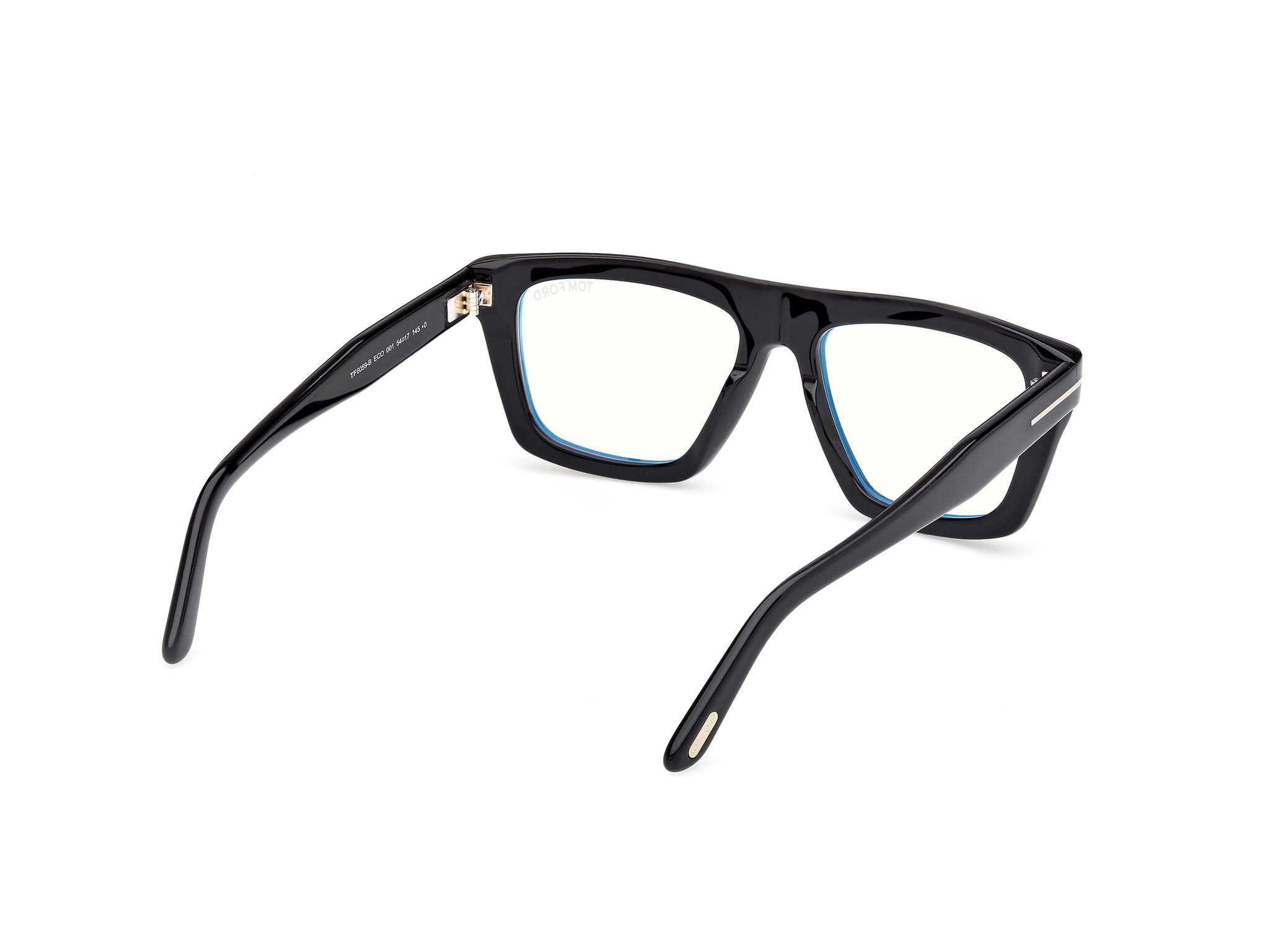 Tomford FT6059-B Frame Black Male Full Shell Frame — Black frame — view 5
