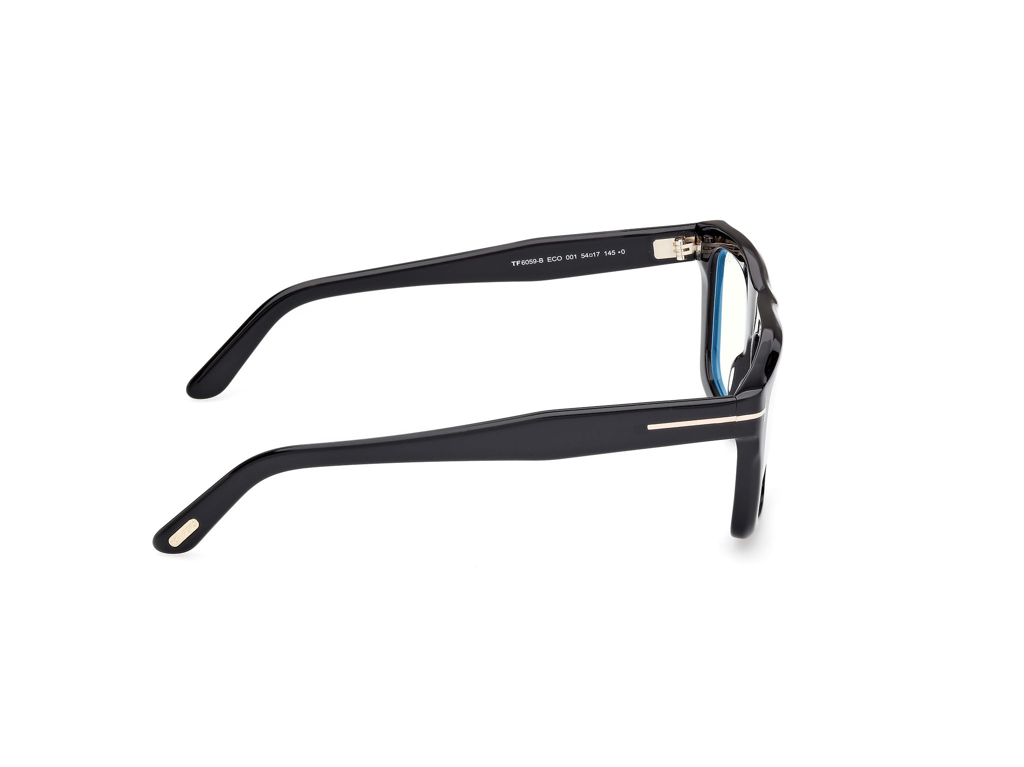 Tomford FT6059-B Frame Black Male Full Shell Frame — Black frame — view 6