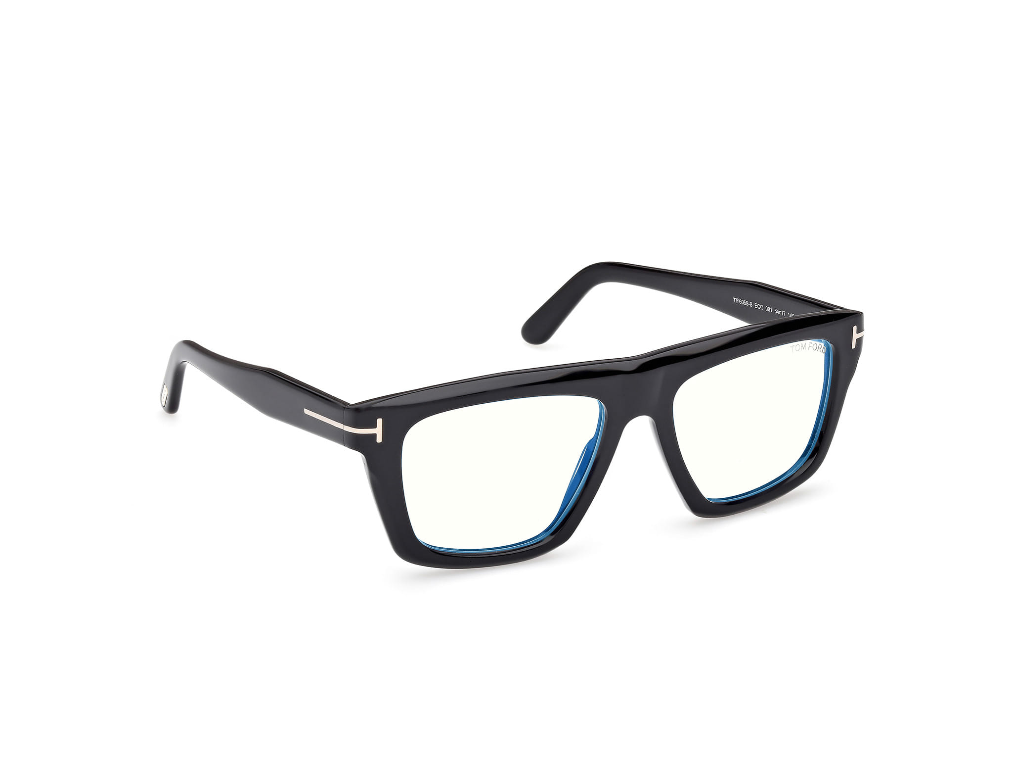 Tomford FT6059-B Frame Black Male Full Shell Frame — Black frame — view 7