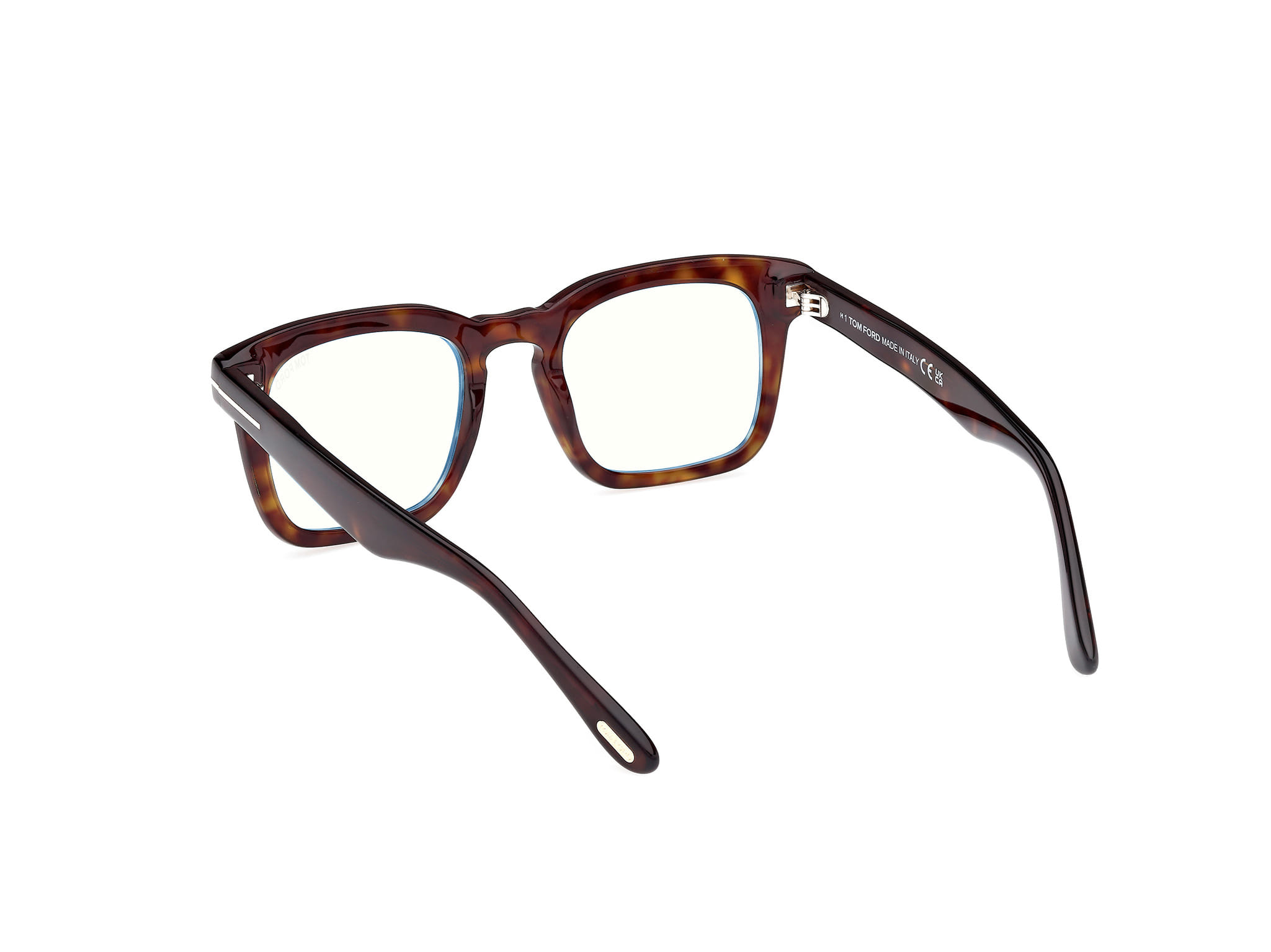 Tomford FT6025-B Frame Havana Male Full Shell Frame — Havana frame — view 3