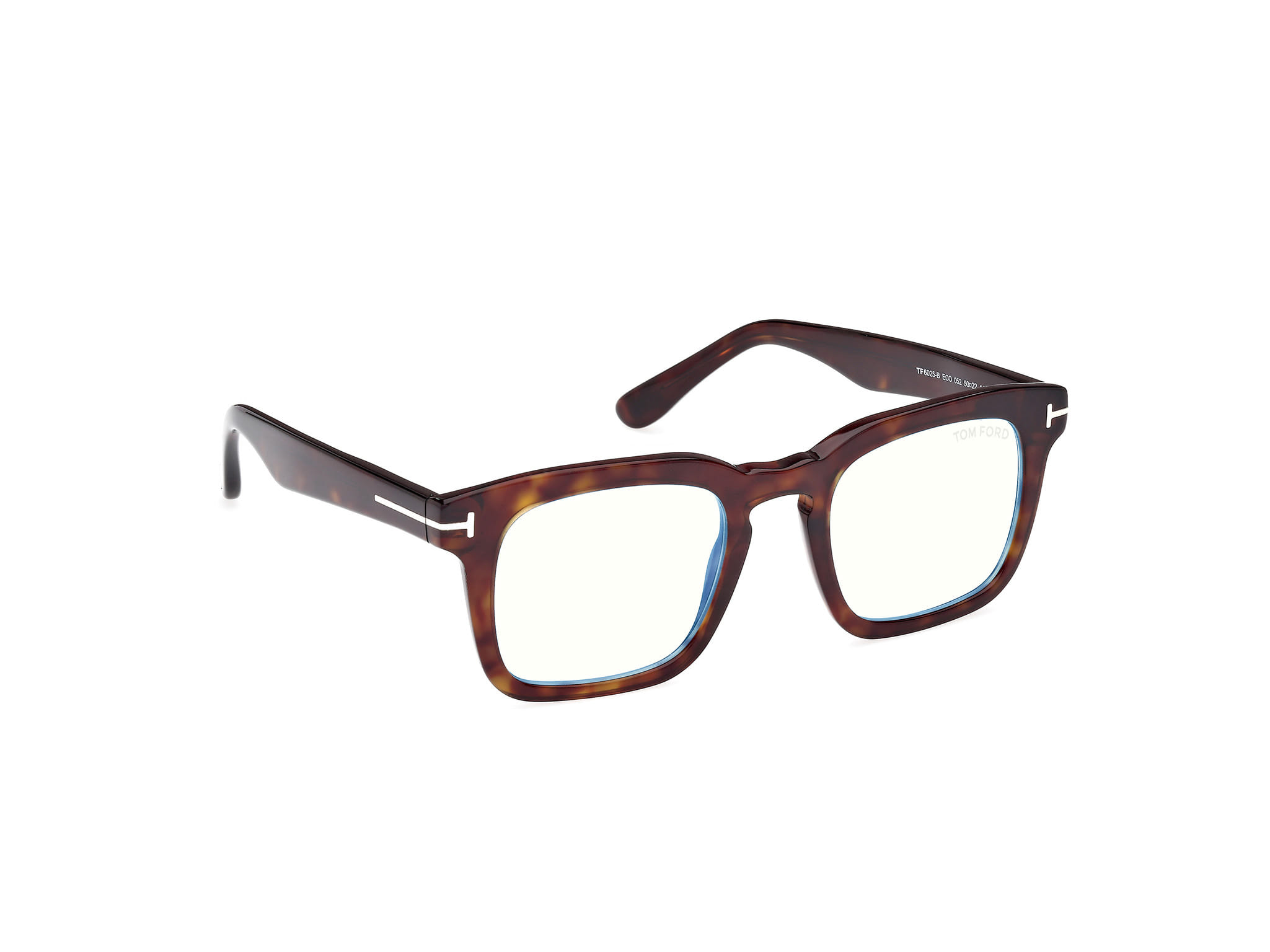 Tomford FT6025-B Frame Havana Male Full Shell Frame — Havana frame — view 7
