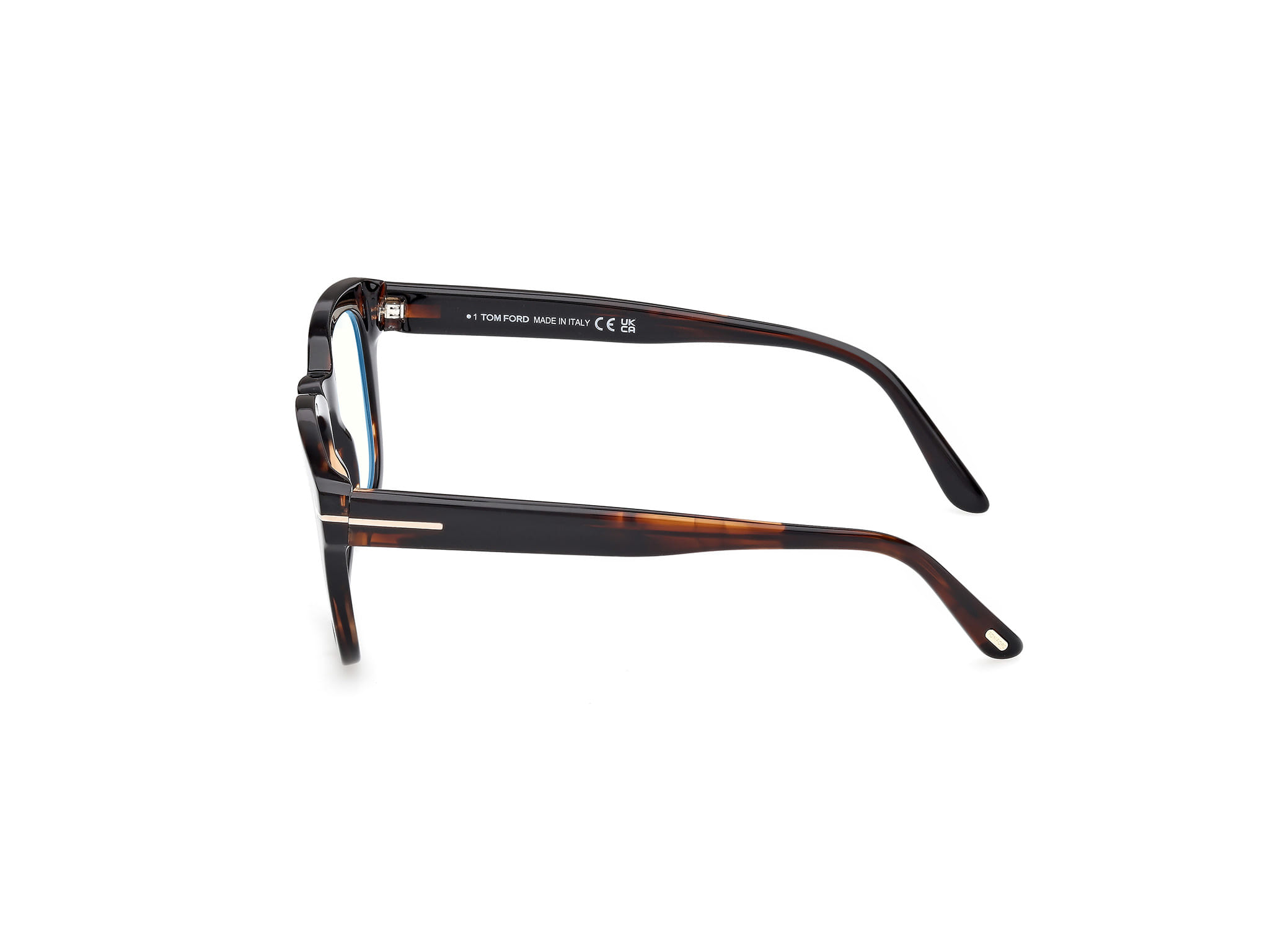 Tomford FT5542-B Frame Tortoise Male Full Shell Frame — Tortoise frame — view 2