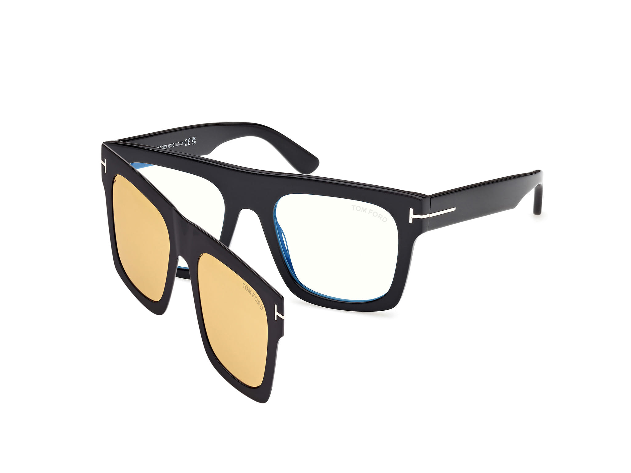 Tomford FT6068-B Frame Black Male Full Shell — Black frame