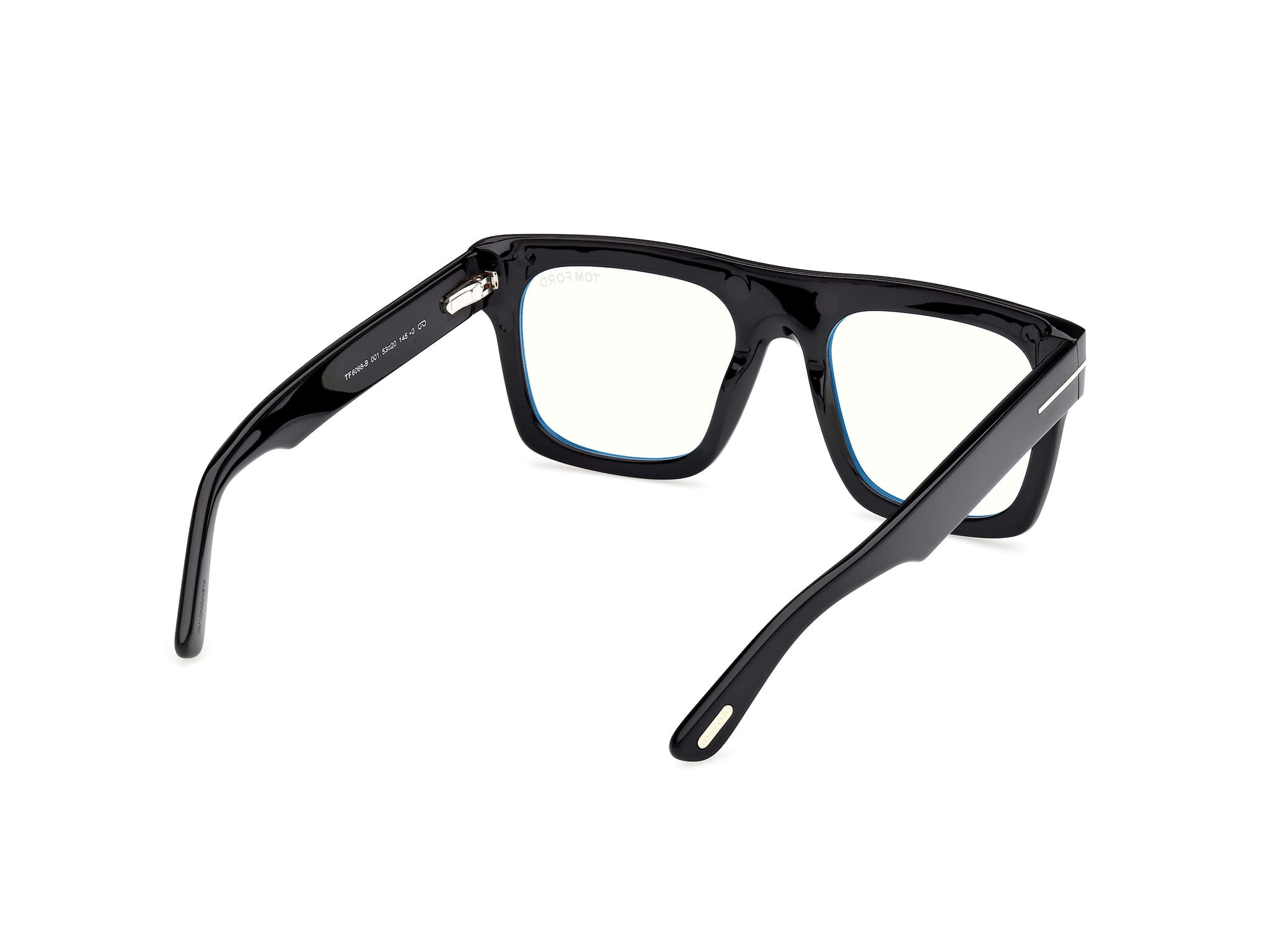 Tomford FT6068-B Frame Black Male Full Shell Frame — Black frame — view 5