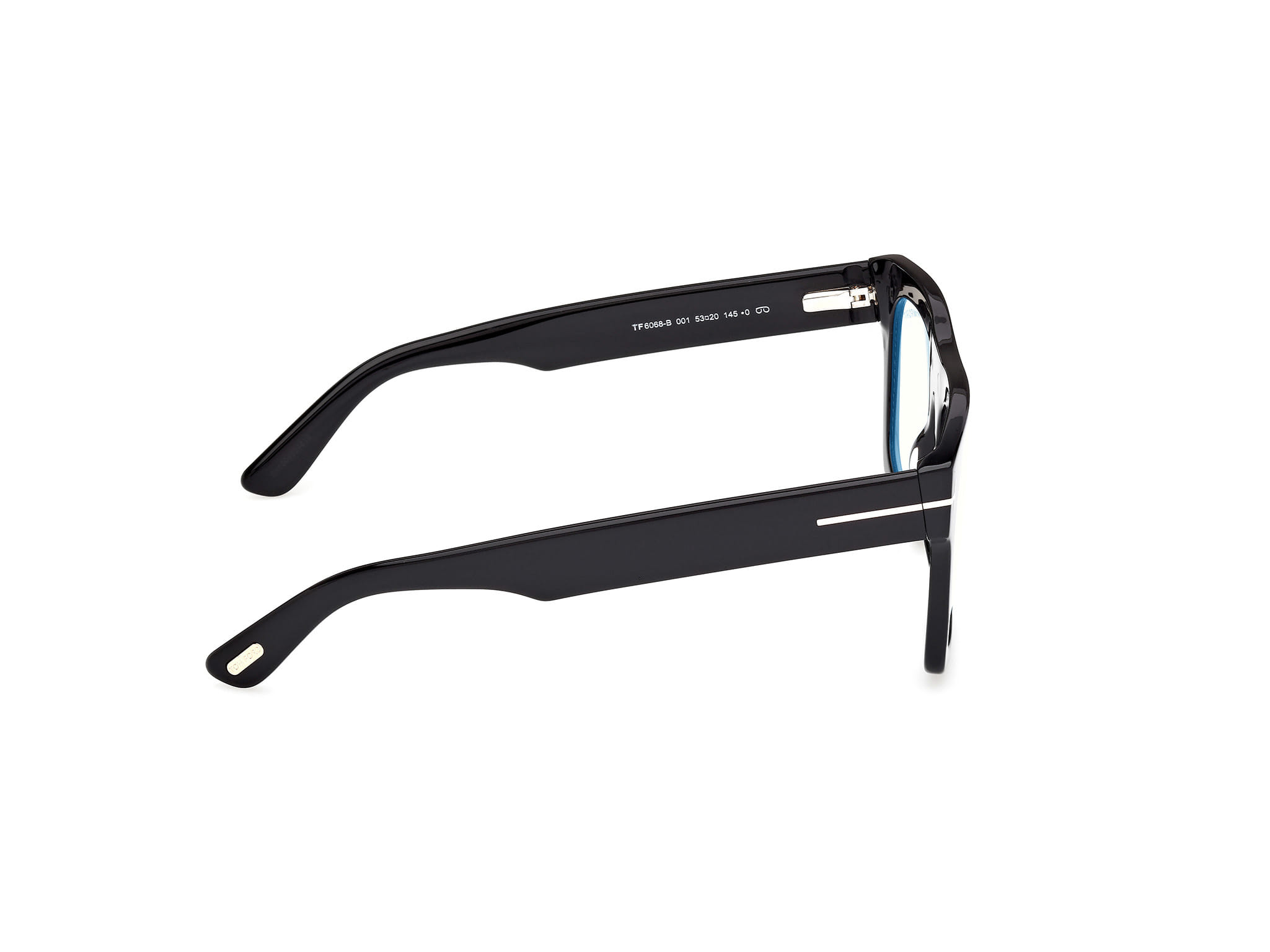 Tomford FT6068-B Frame Black Male Full Shell Frame — Black frame — view 6