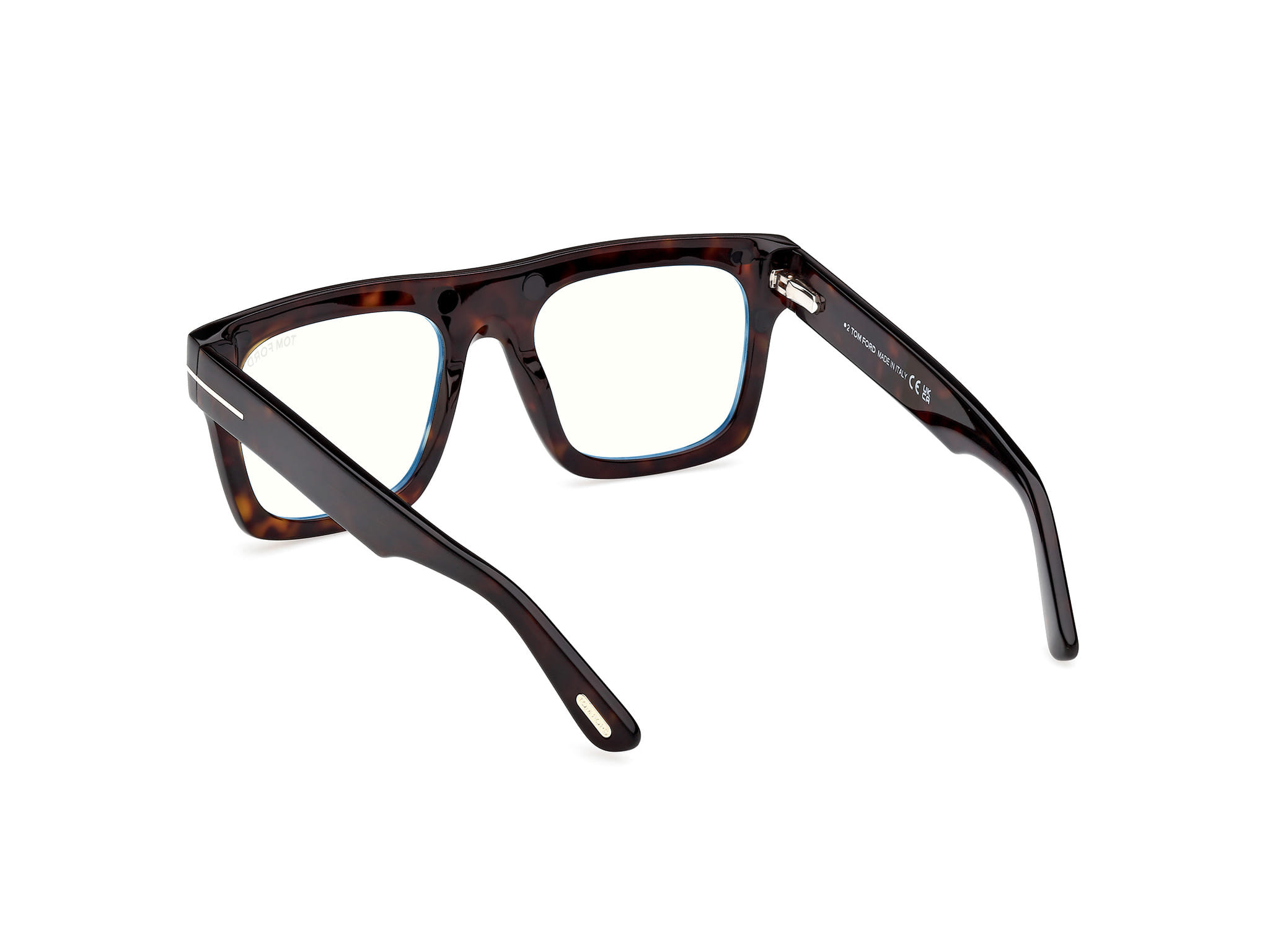 Tomford FT6068-B Frame Havana Male Full Shell Frame — Havana frame — view 3