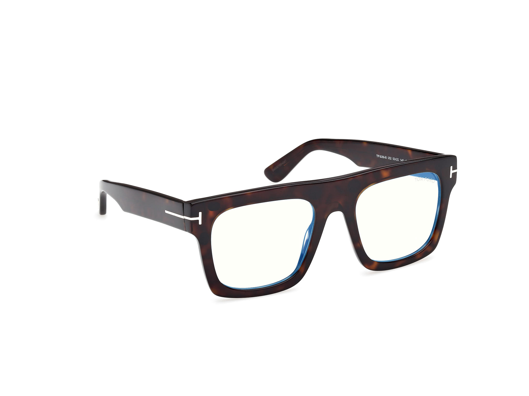 Tomford FT6068-B Frame Havana Male Full Shell Frame — Havana frame — view 7