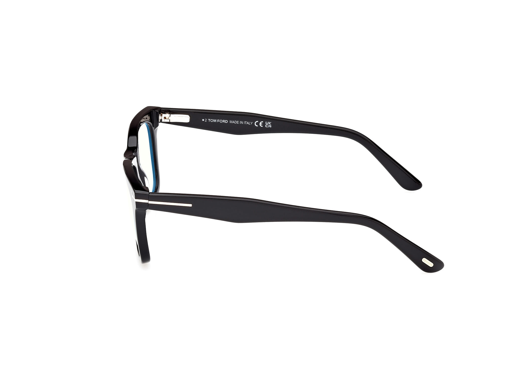 Tomford FT5970-B Frame Black Male Full Shell Frame — Black frame — view 2