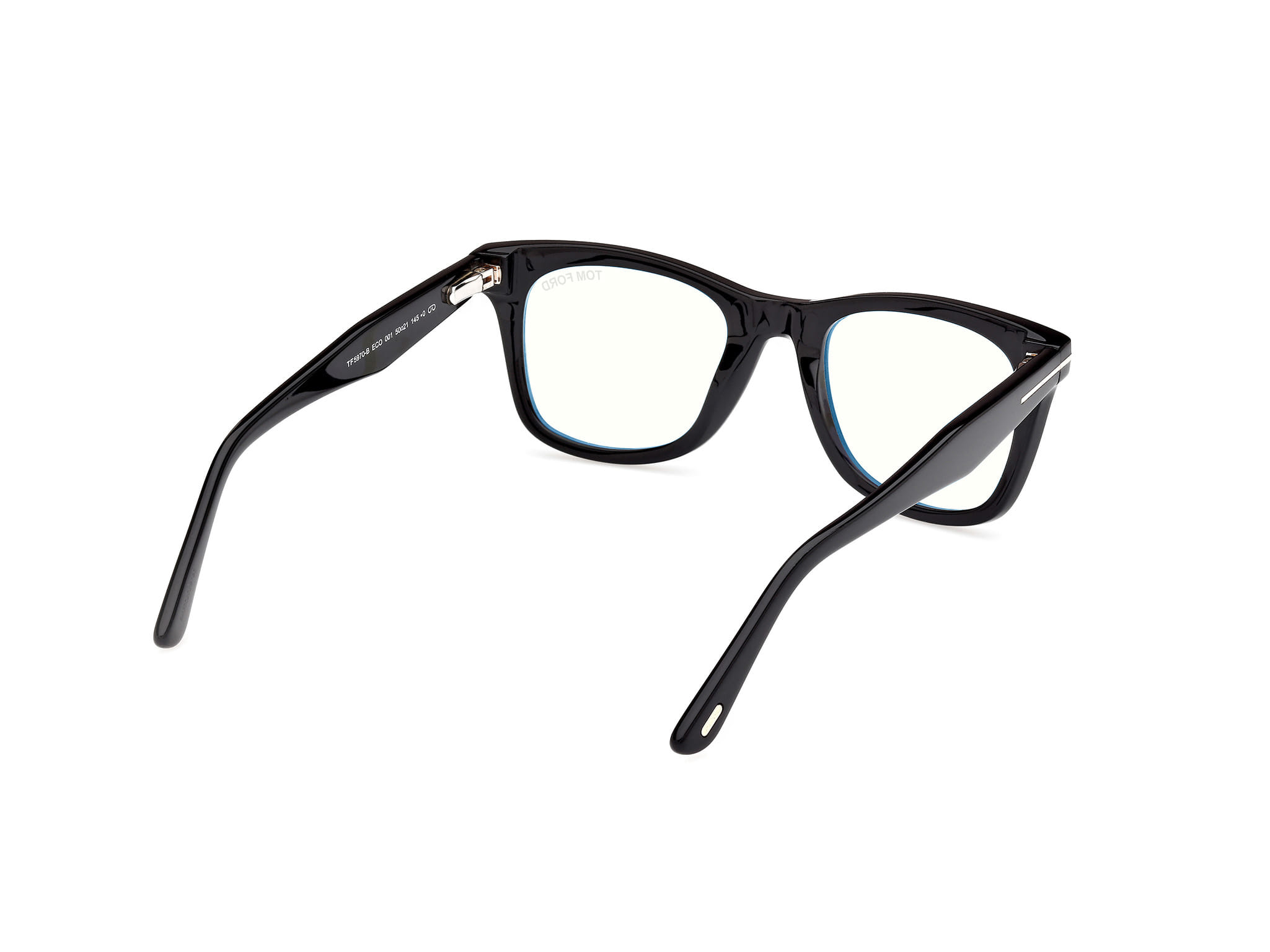 Tomford FT5970-B Frame Black Male Full Shell Frame — Black frame — view 5