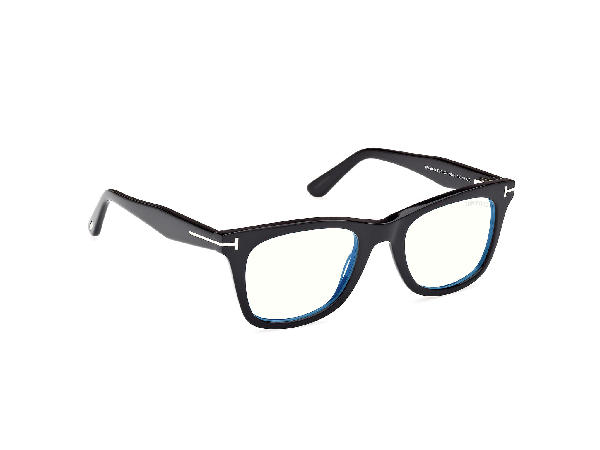 Tomford FT5970-B Frame Black Male Full Shell Frame — Black frame — view 7
