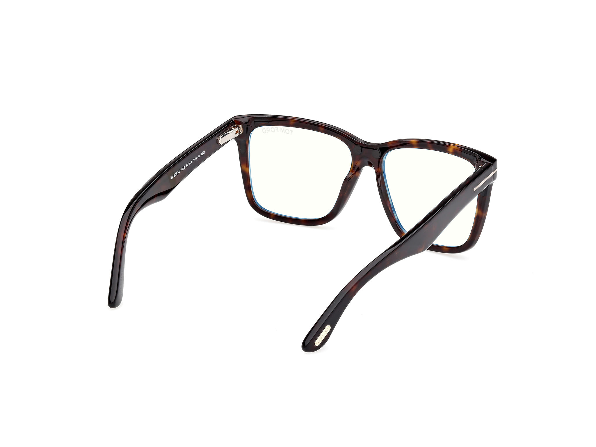 Tomford FT 6069-B Frame Havana Unisex Full Shell Frame — Havana frame — view 5