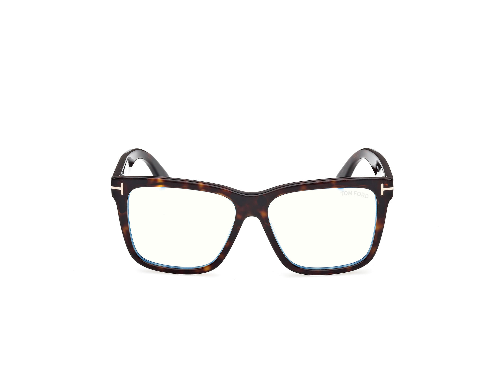 Tomford FT 6069-B Frame Havana Unisex Full Shell Frame — Havana frame — view 8