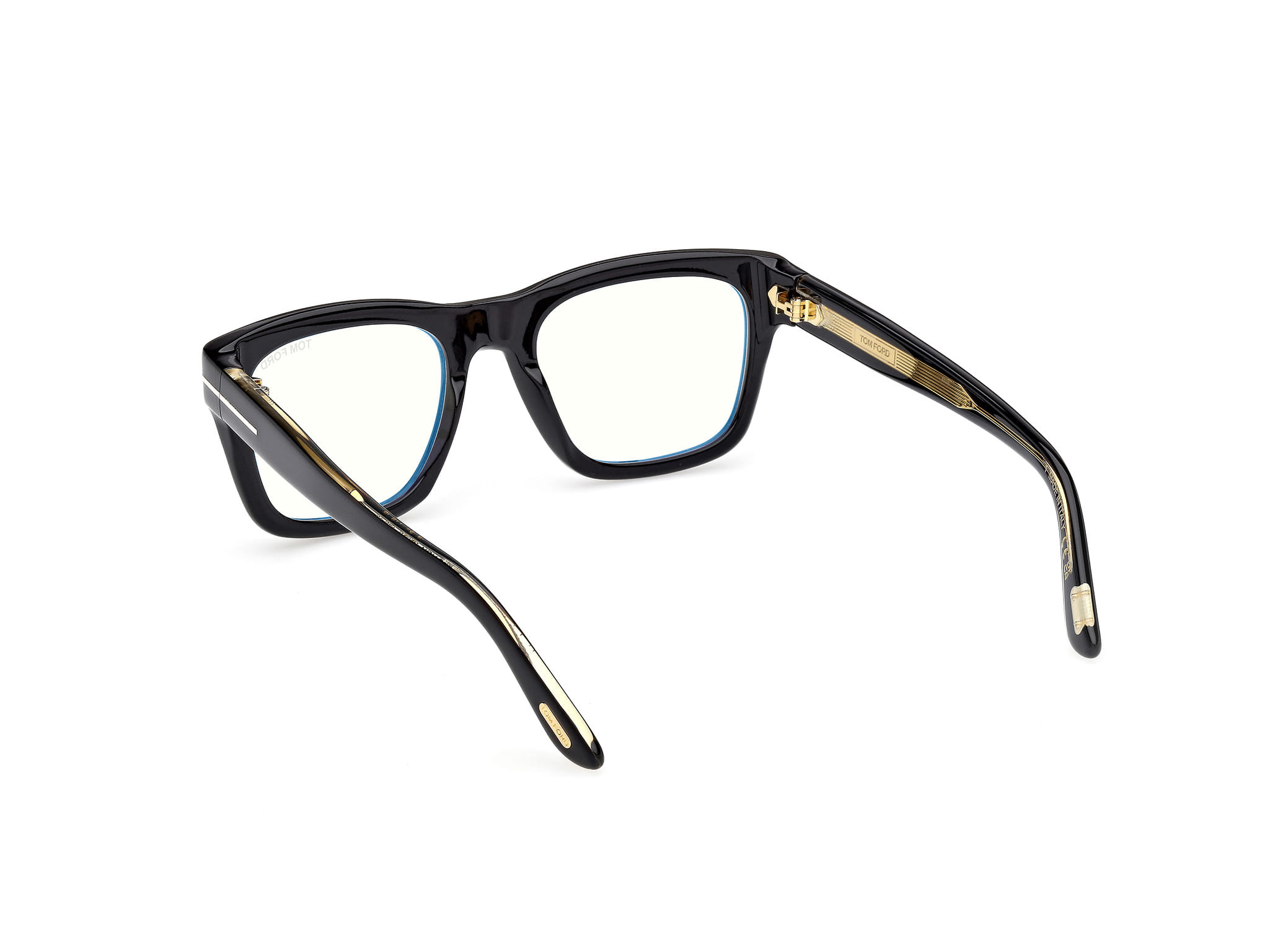 Tomford TF6076-B Frame Black Male Full Shell Frame — Black frame — view 3