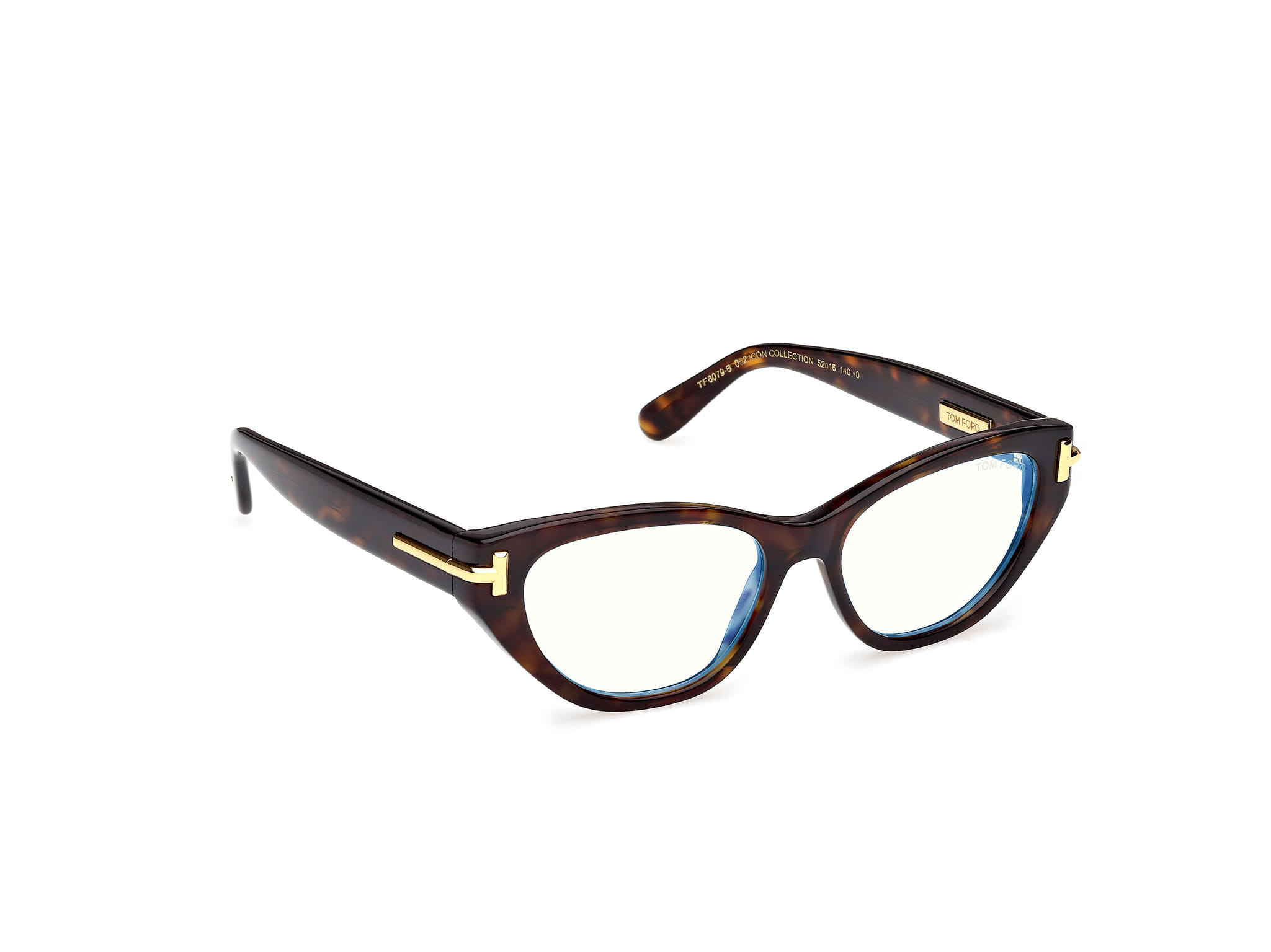 Tomford TF6079-B Frame Havana Female Full Shell Frame — view 7